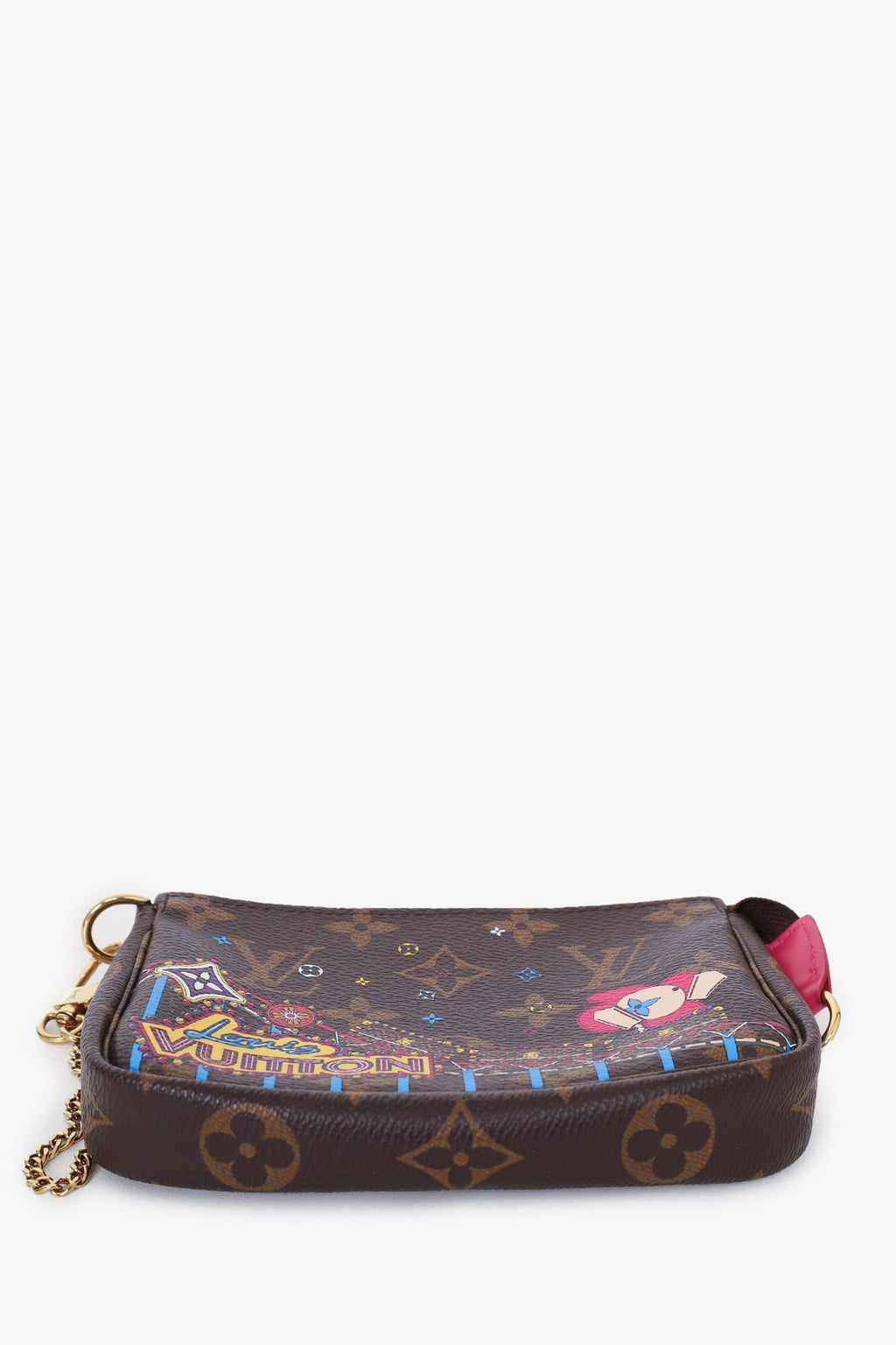 Louis Vuitton 2020 Monogram Christmas Animation Pochette
