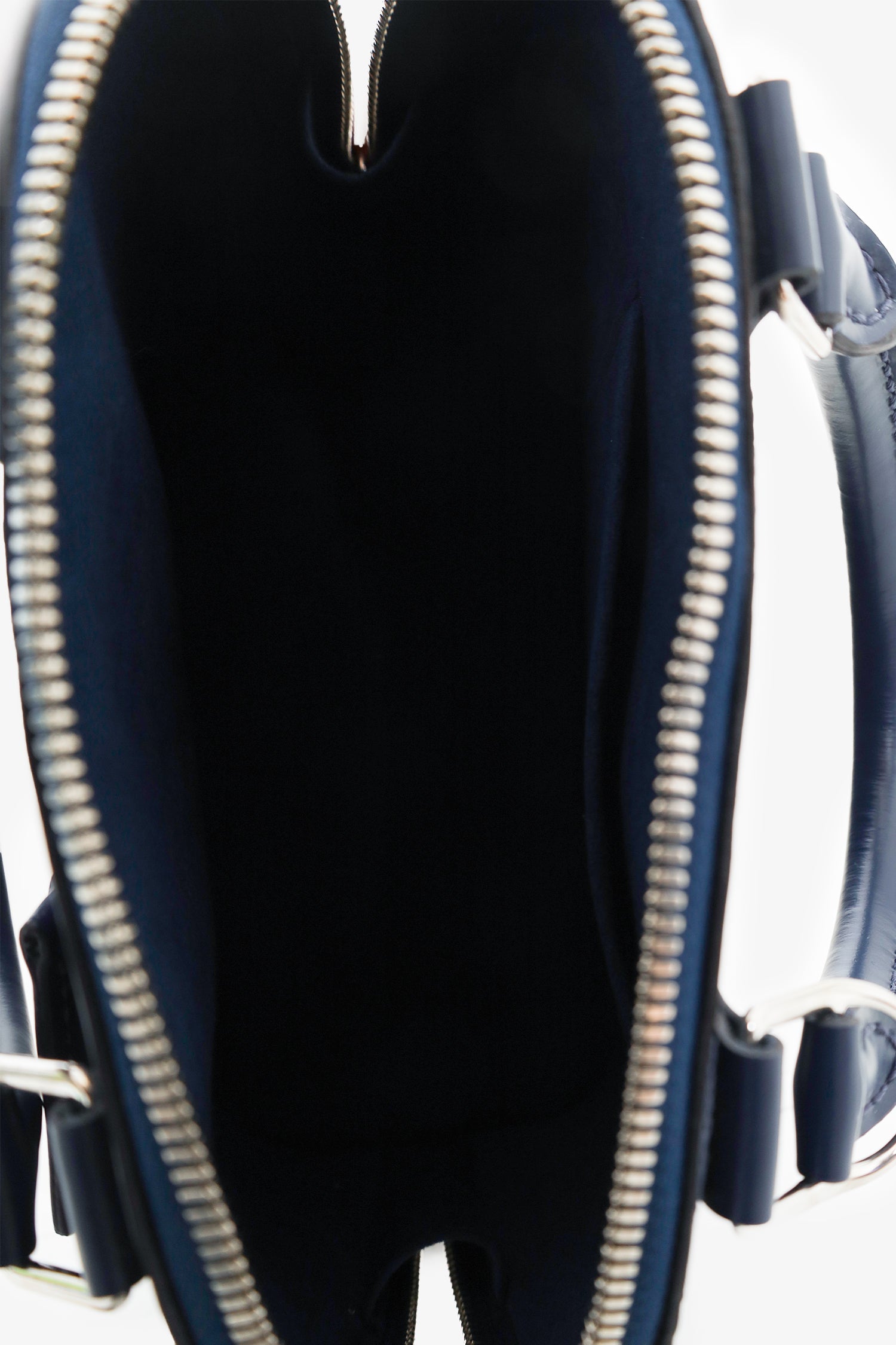 Louis Vuitton 2019 Navy Blue Epi Leather Alma BB Top Handle with Strap