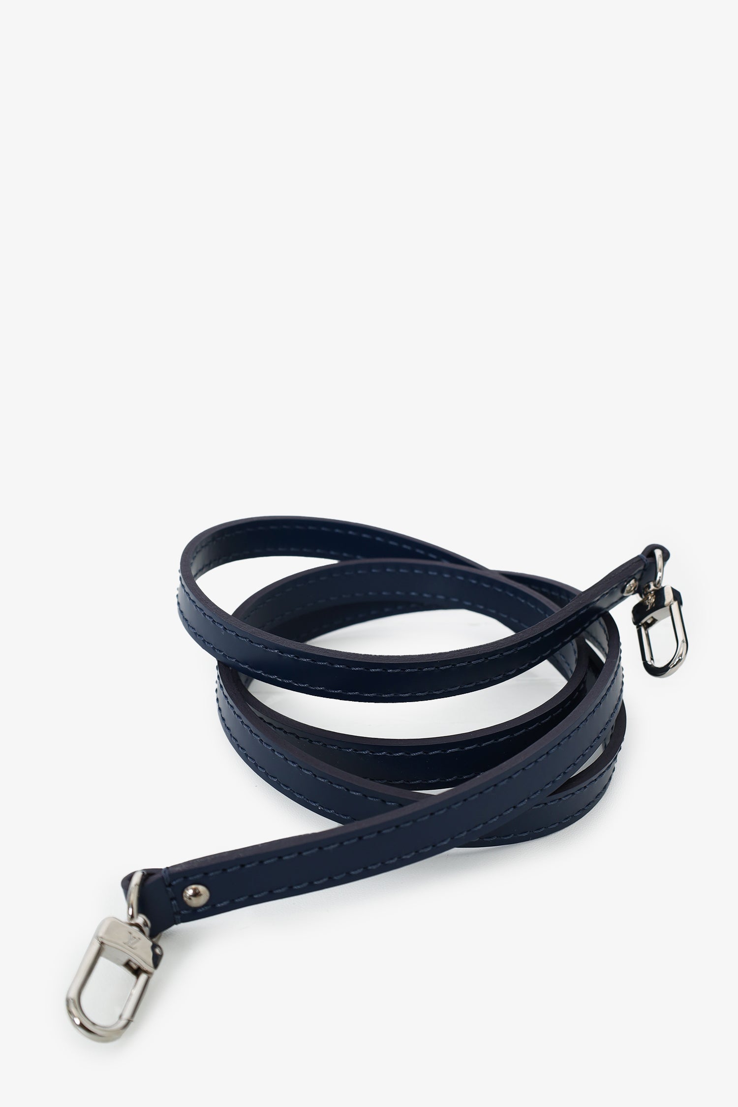Louis Vuitton 2019 Navy Blue Epi Leather Alma BB Top Handle with Strap