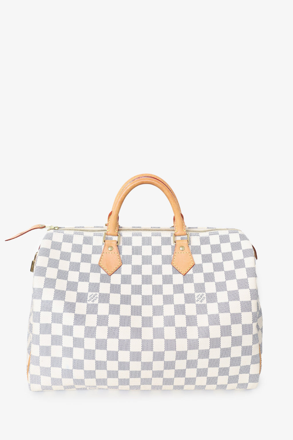 Louis Vuitton 2008 Damier Azur Speedy 35 Top Handle Bag