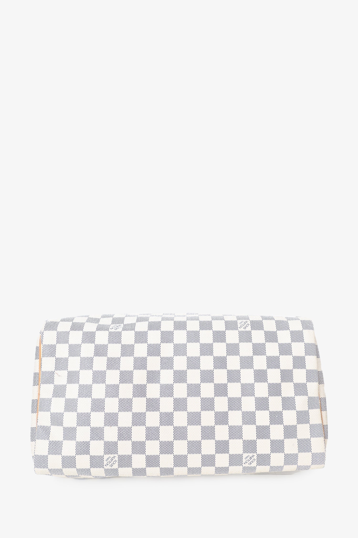 Louis Vuitton 2008 Damier Azur Speedy 35 Top Handle Bag