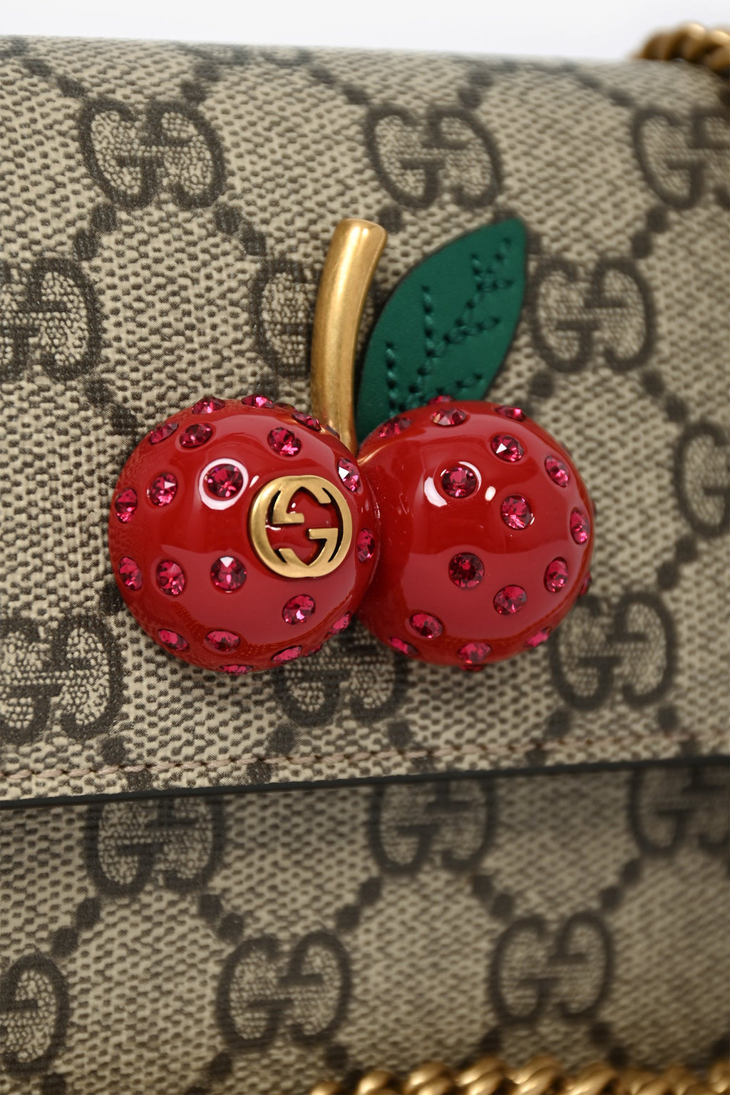 Gucci GG Supreme Cherries Crossbody Bag