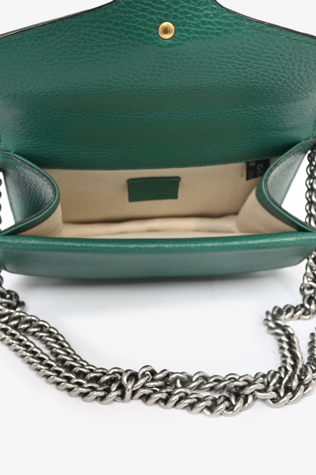 Gucci Green Leather Mini Dionysus Bag