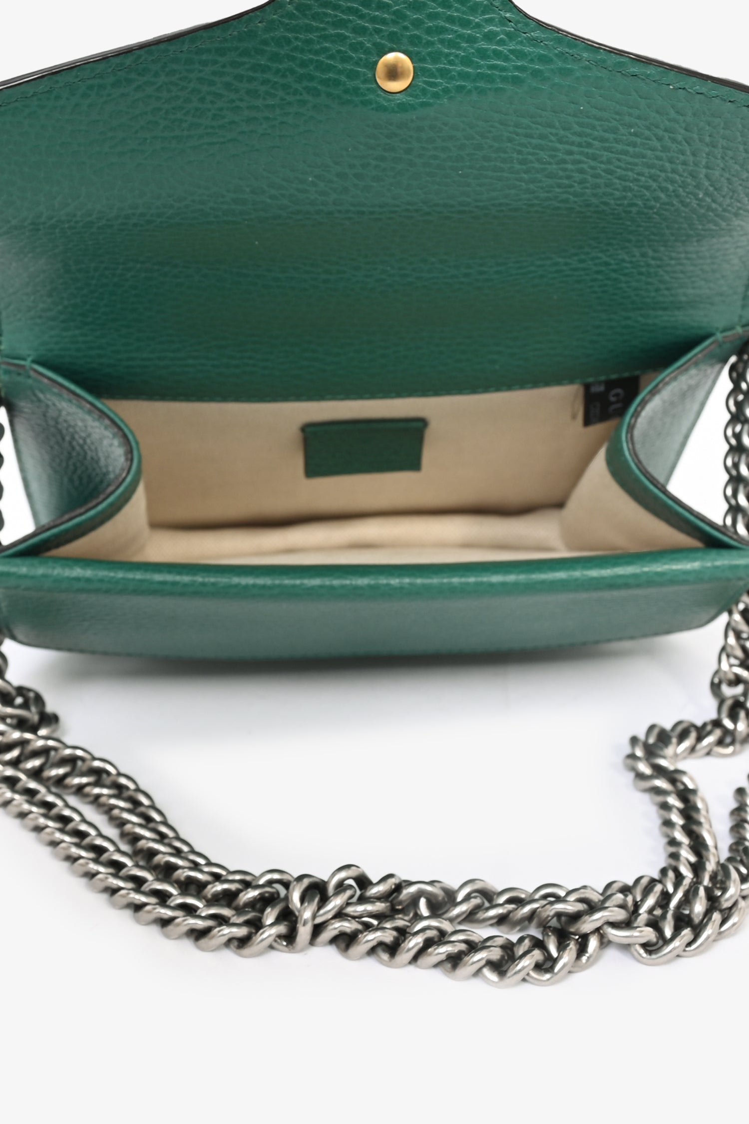 Gucci Green Leather Mini Dionysus Bag