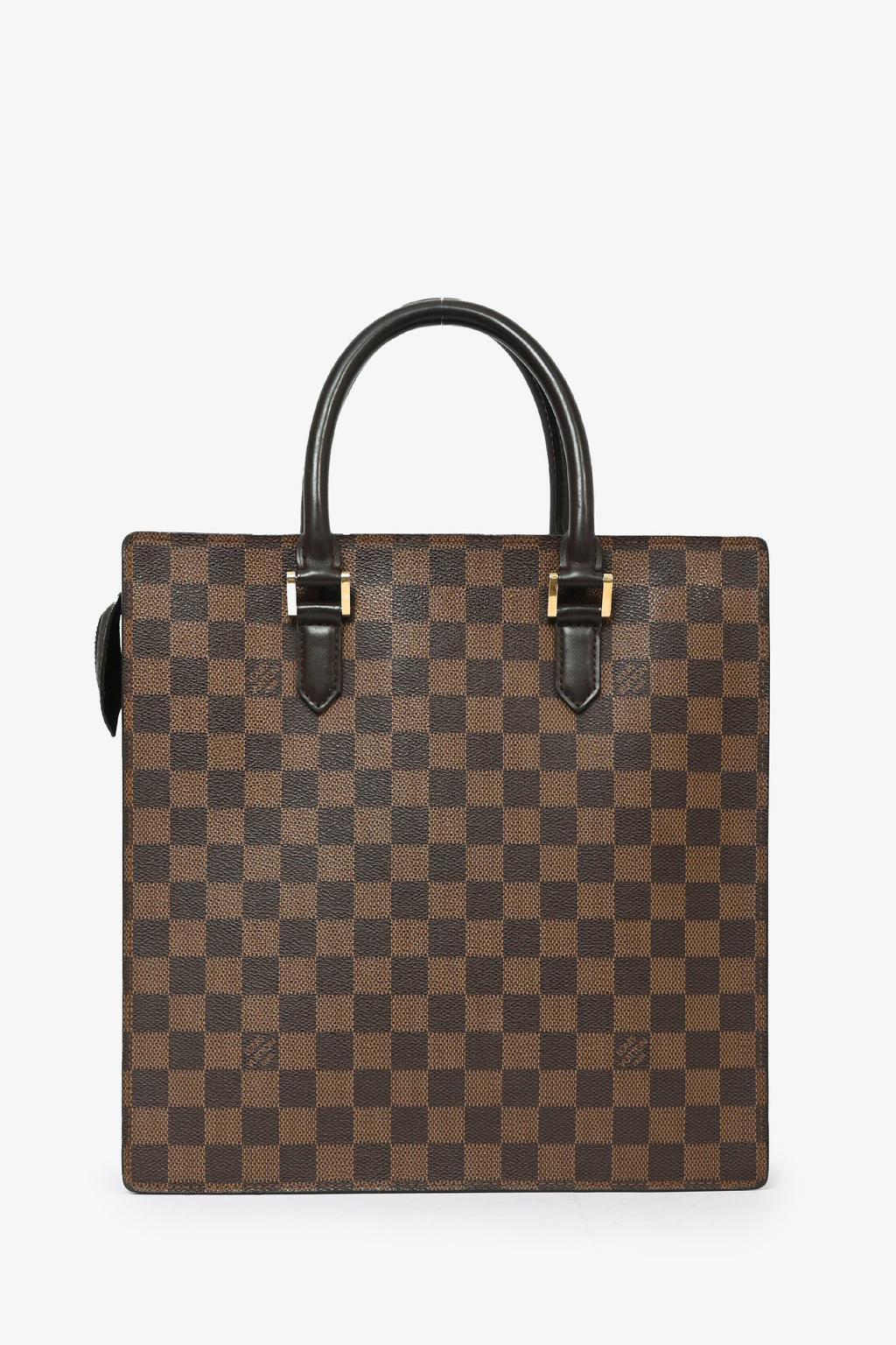 Louis Vuitton Vintage 1999 Damier Ebene Sac Plat PM Tote