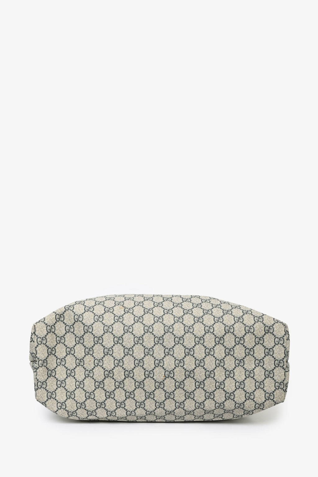 Gucci Grey/Blue GG Canvas Web Loop Tote