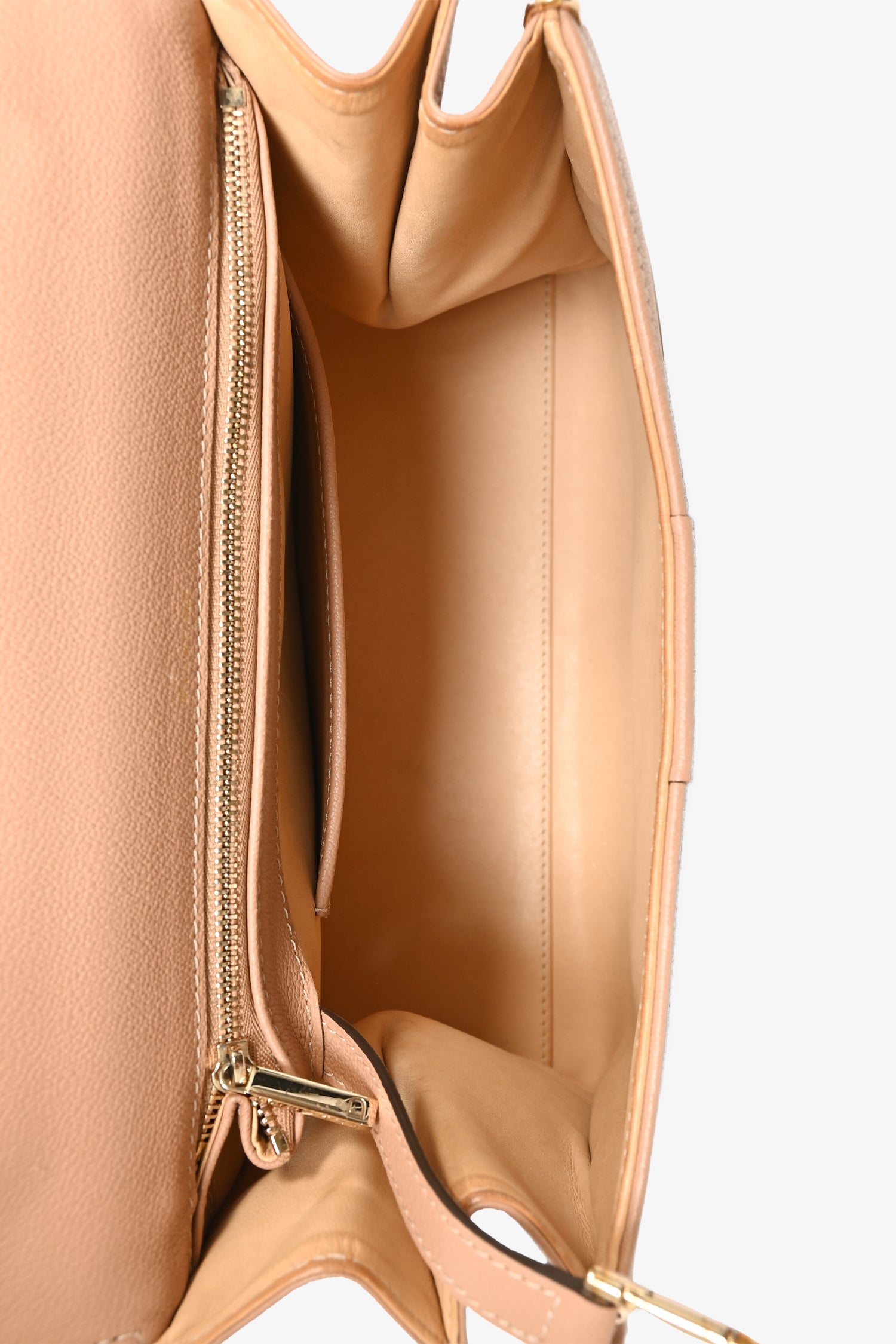 Delveaux Brown Rodeo Calf Brilliant MM Top Handle with Strap