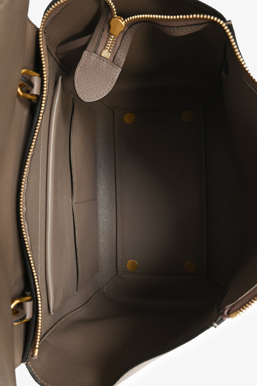 Celine 2015 Brown Leather Mini Belt Bag