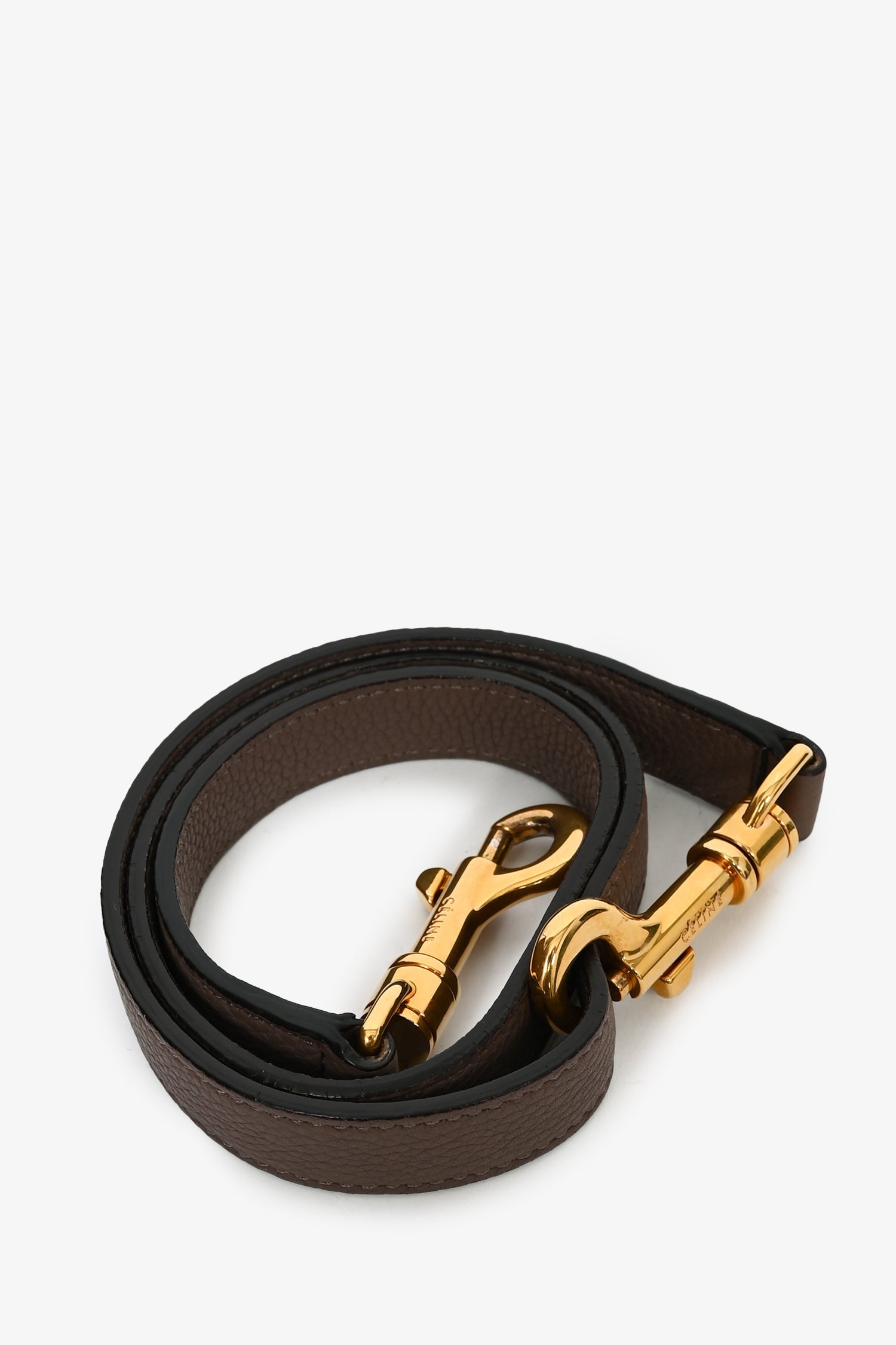 Celine 2015 Brown Leather Mini Belt Bag