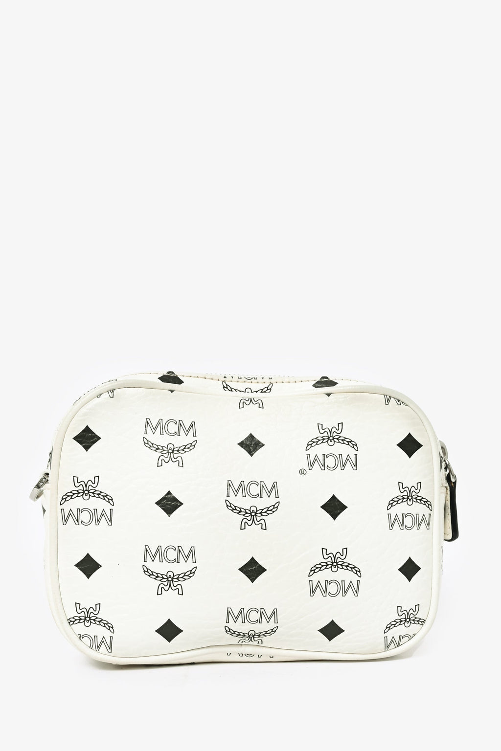 MCM White Monogram Crossbody