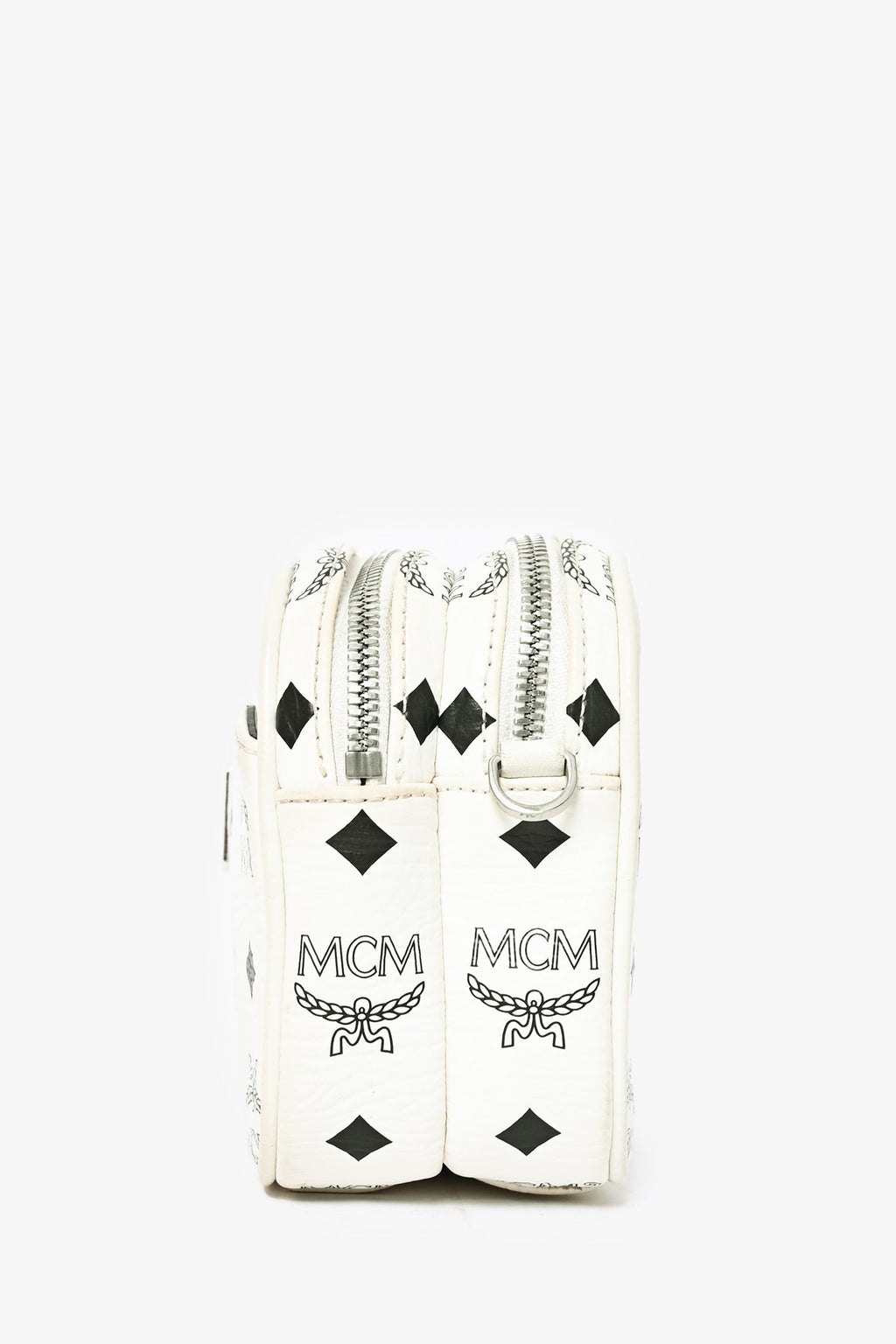 MCM White Monogram Crossbody