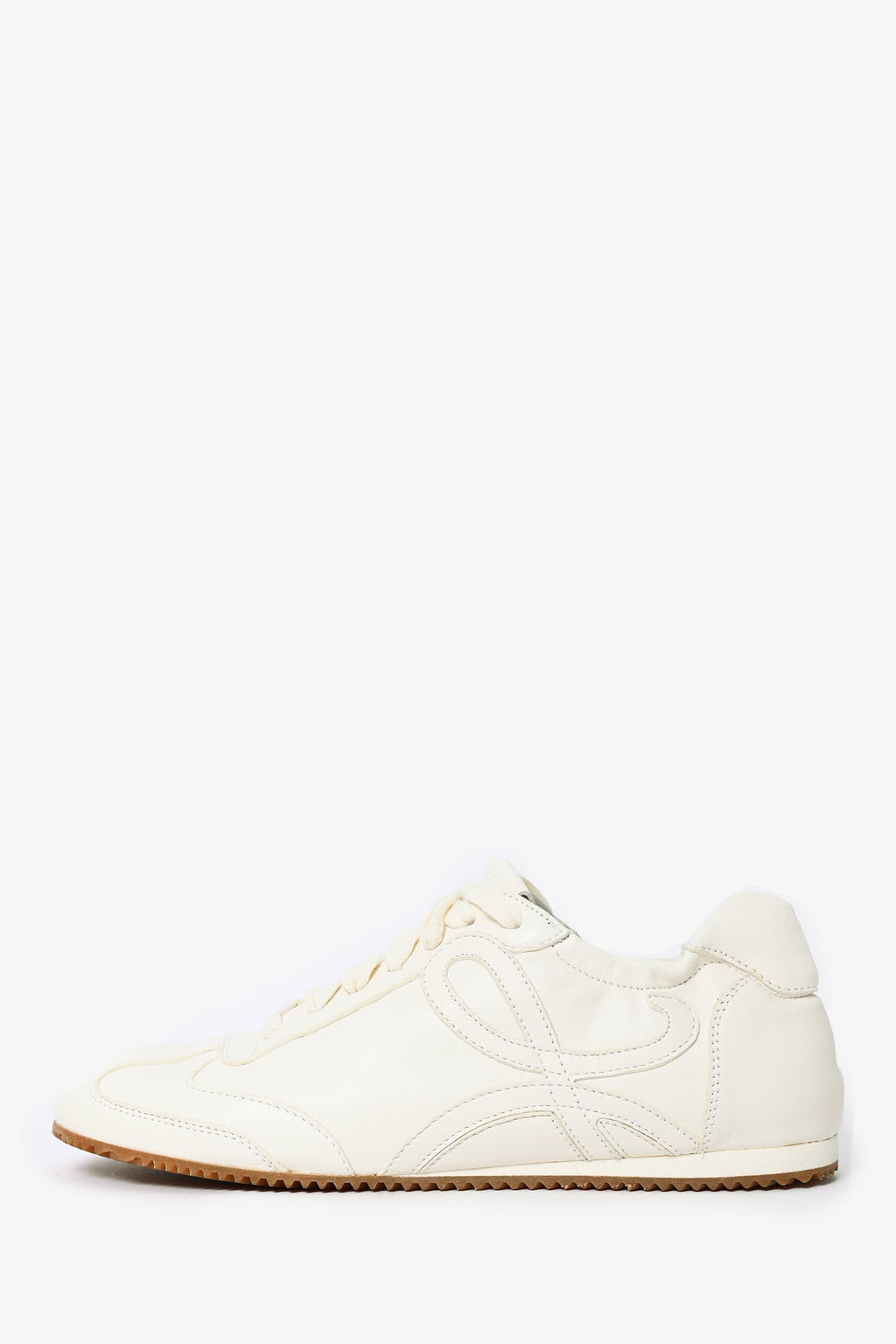 Loewe White Leather Anagram Sneakers Size 38