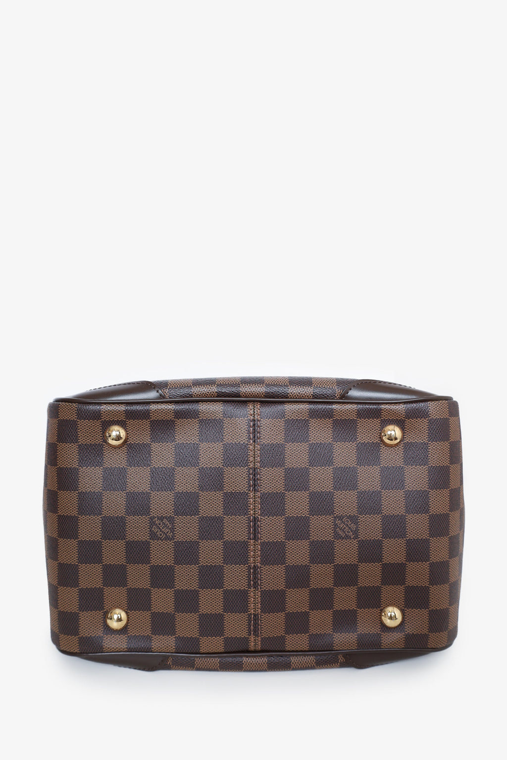 Louis Vuitton 2014 Damier Ebene Verona MM Top Handle Bag