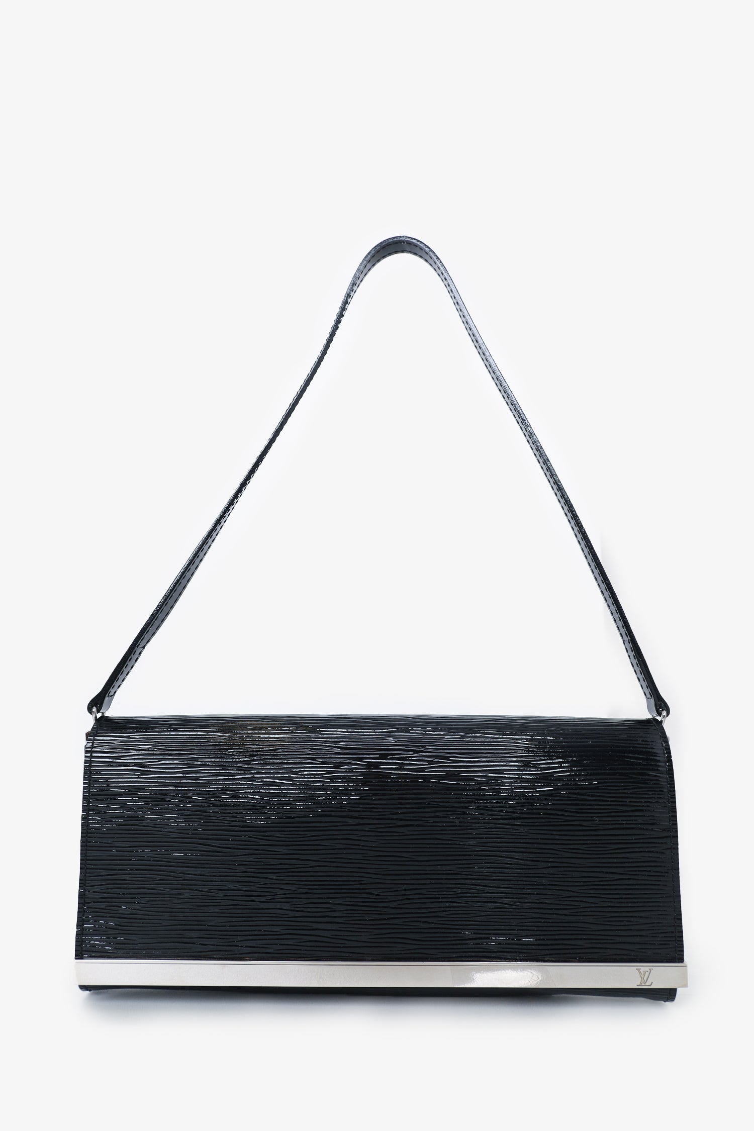 Louis Vuitton 2013 Black Electric Epi Sevigne Clutch