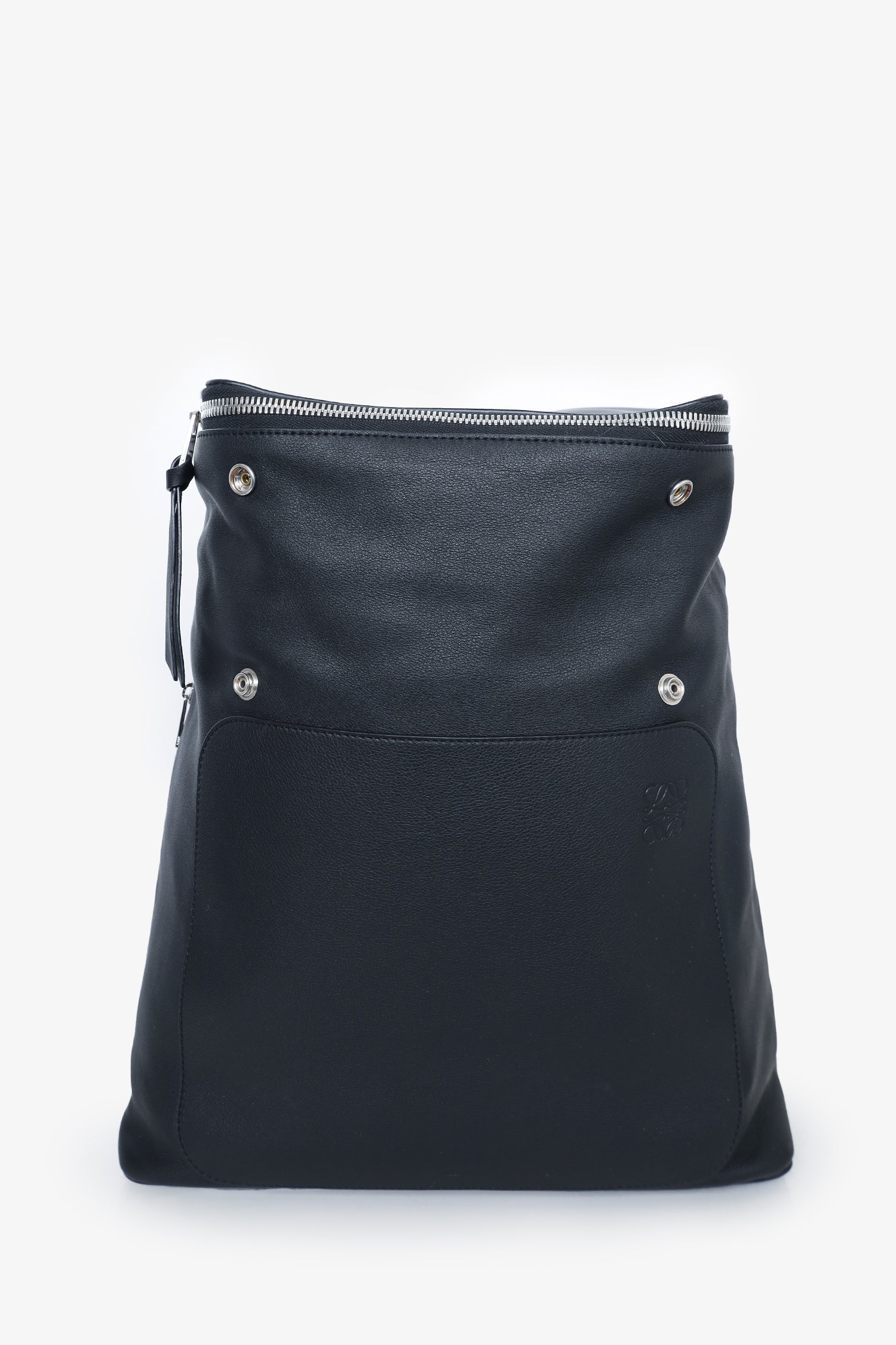 Loewe Black Leather Goya Backpack