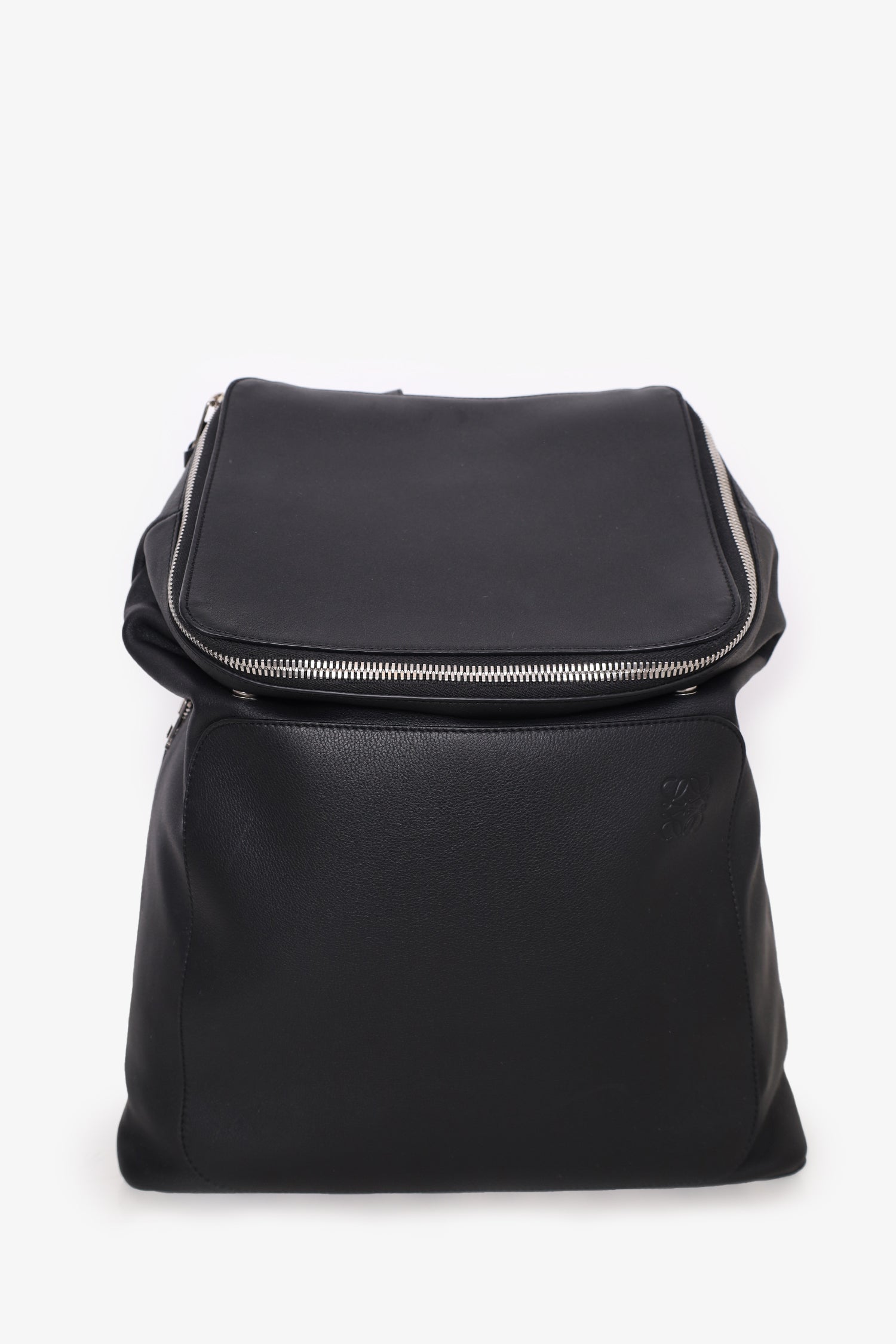 Loewe Black Leather Goya Backpack