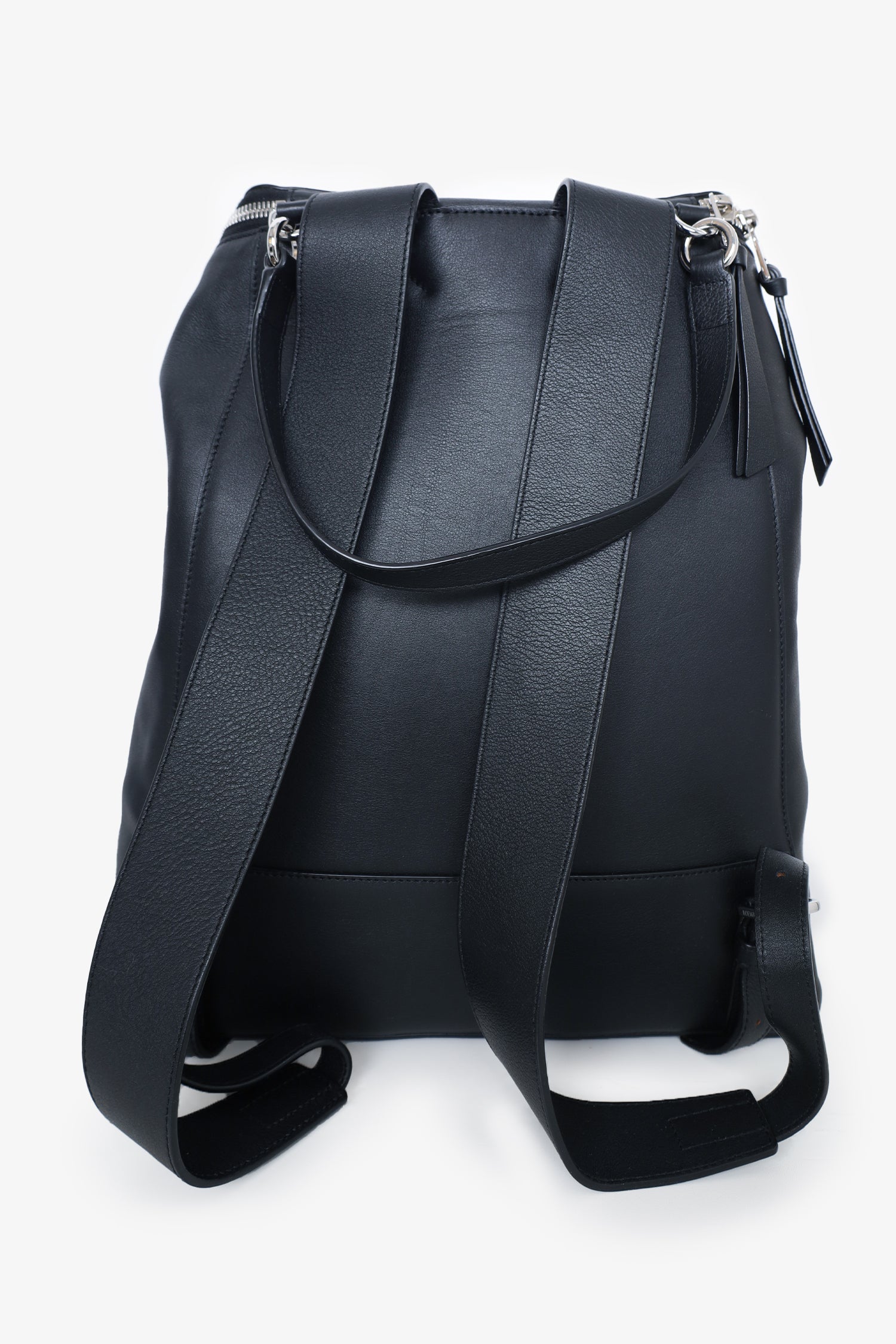 Loewe Black Leather Goya Backpack