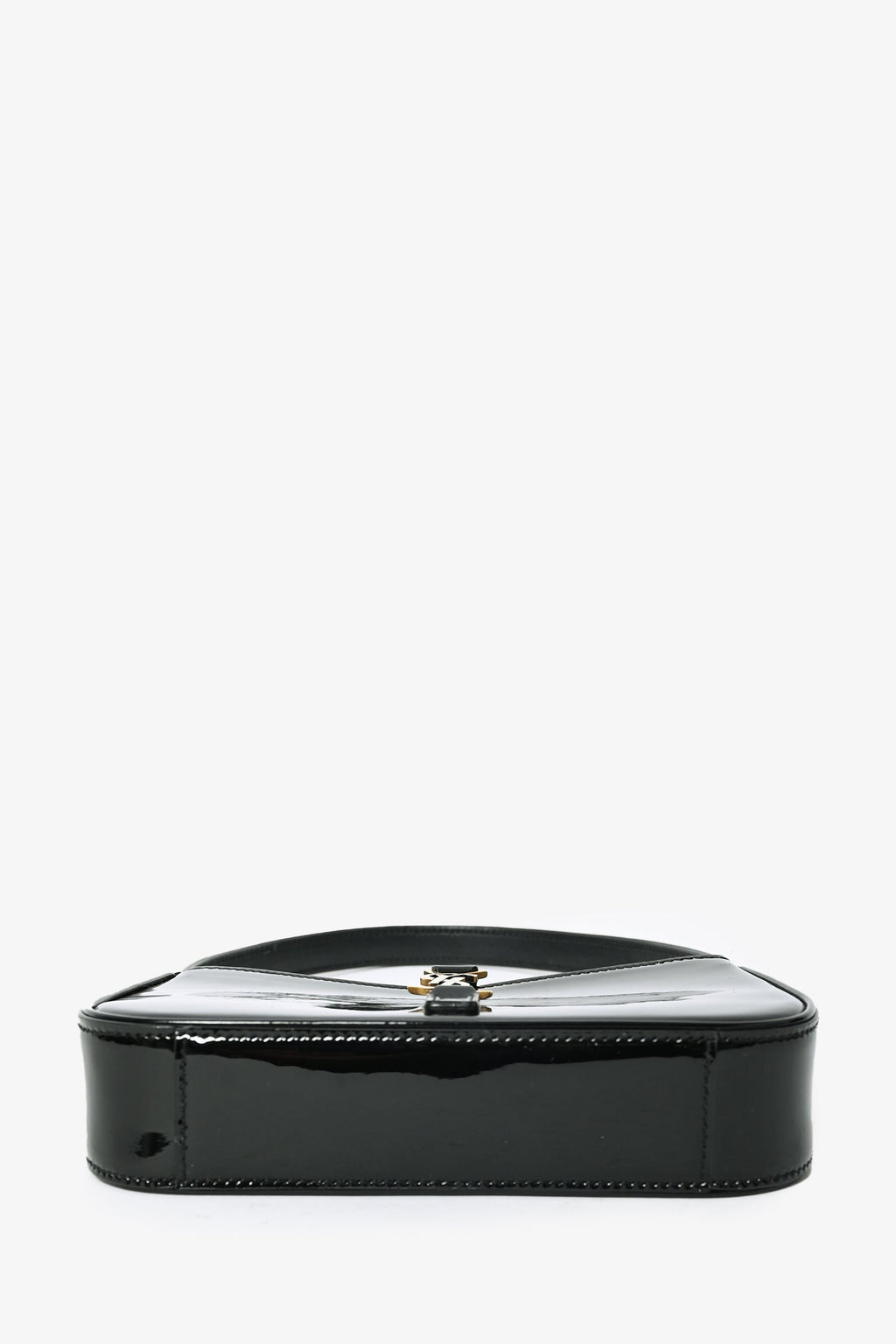 Saint Laurent Black Patent Leather Mini 'Le 5 a 7' Bag