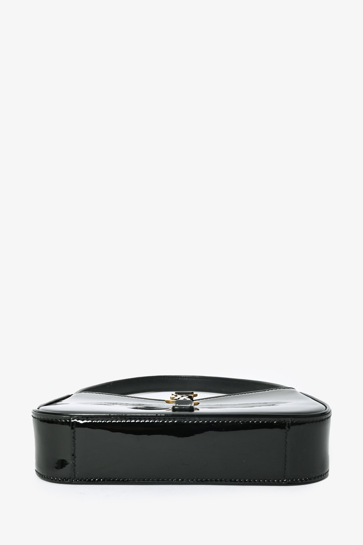 Saint Laurent Black Patent Leather Mini 'Le 5 a 7' Bag