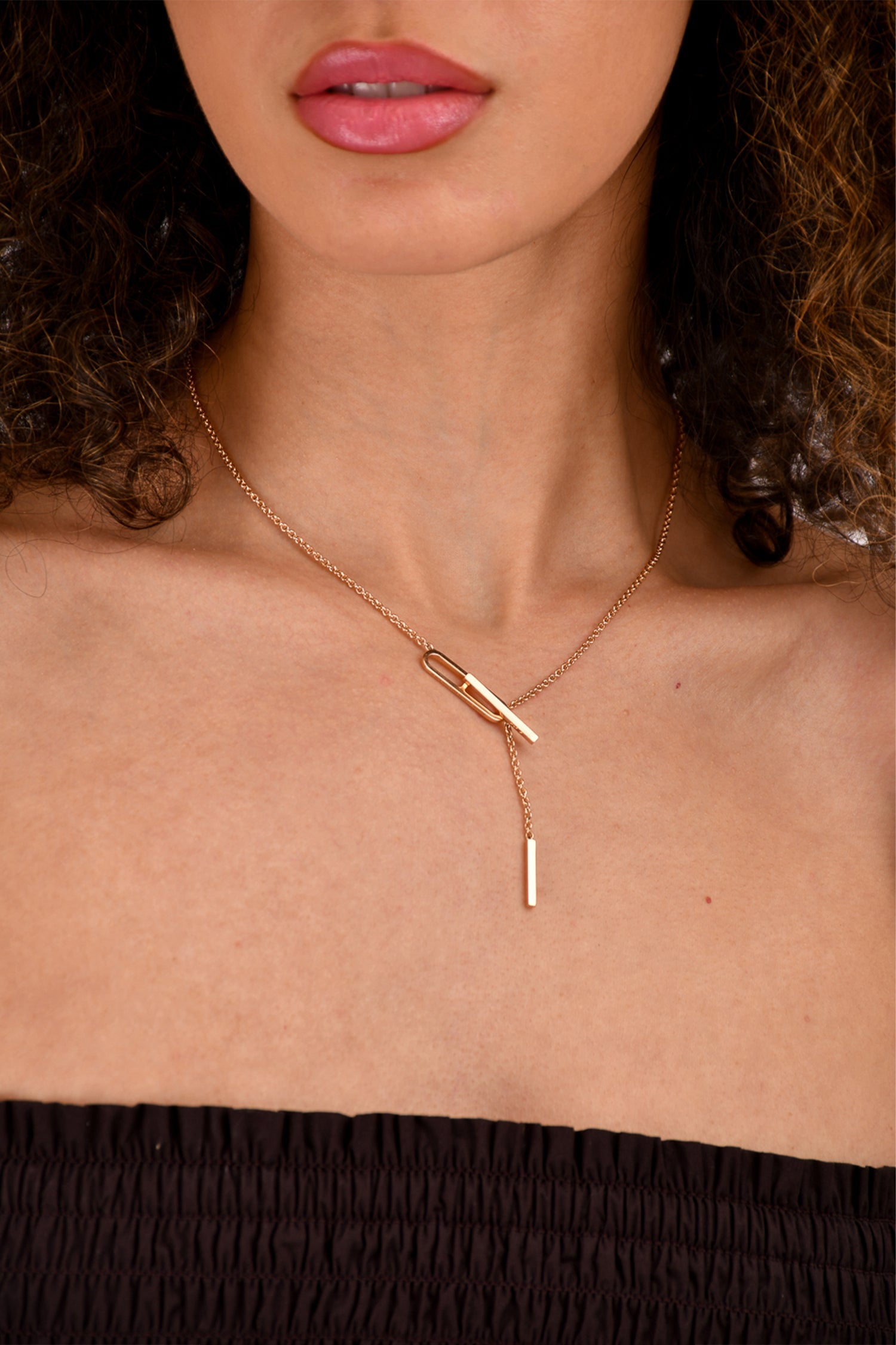 Hermès 18K Gold 'Ever Chaîne d'Ancre Lariat' Necklace
