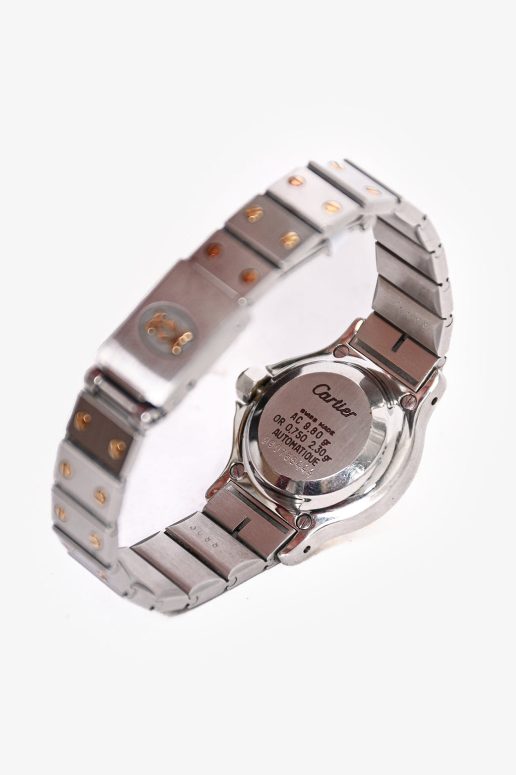 Cartier Stainless Steel/18K Yellow Gold Santos Octagon Automatic 25mm Watch