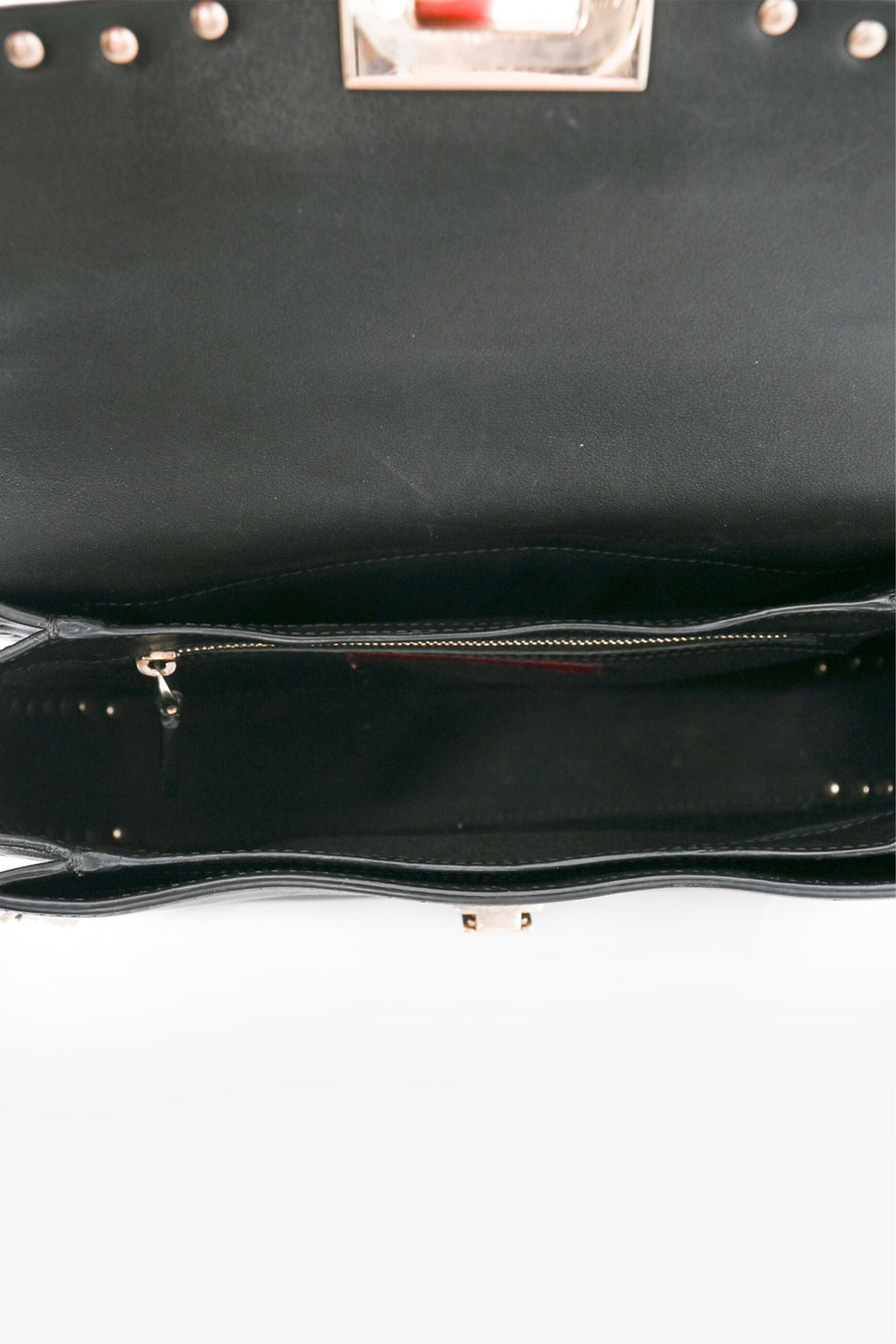 Valentino Black Leather Rockstud Crossbody