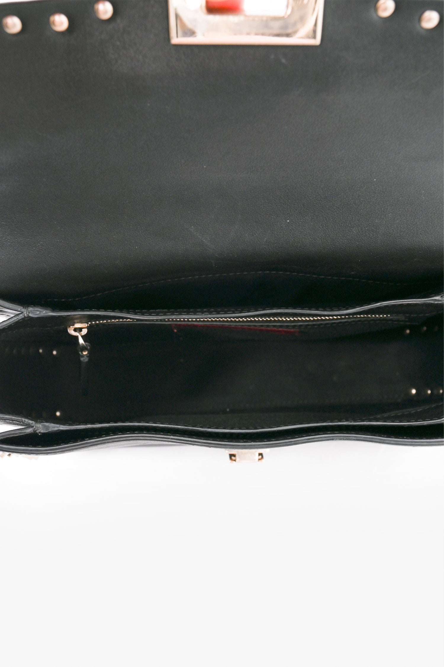 Valentino Black Leather Rockstud Crossbody