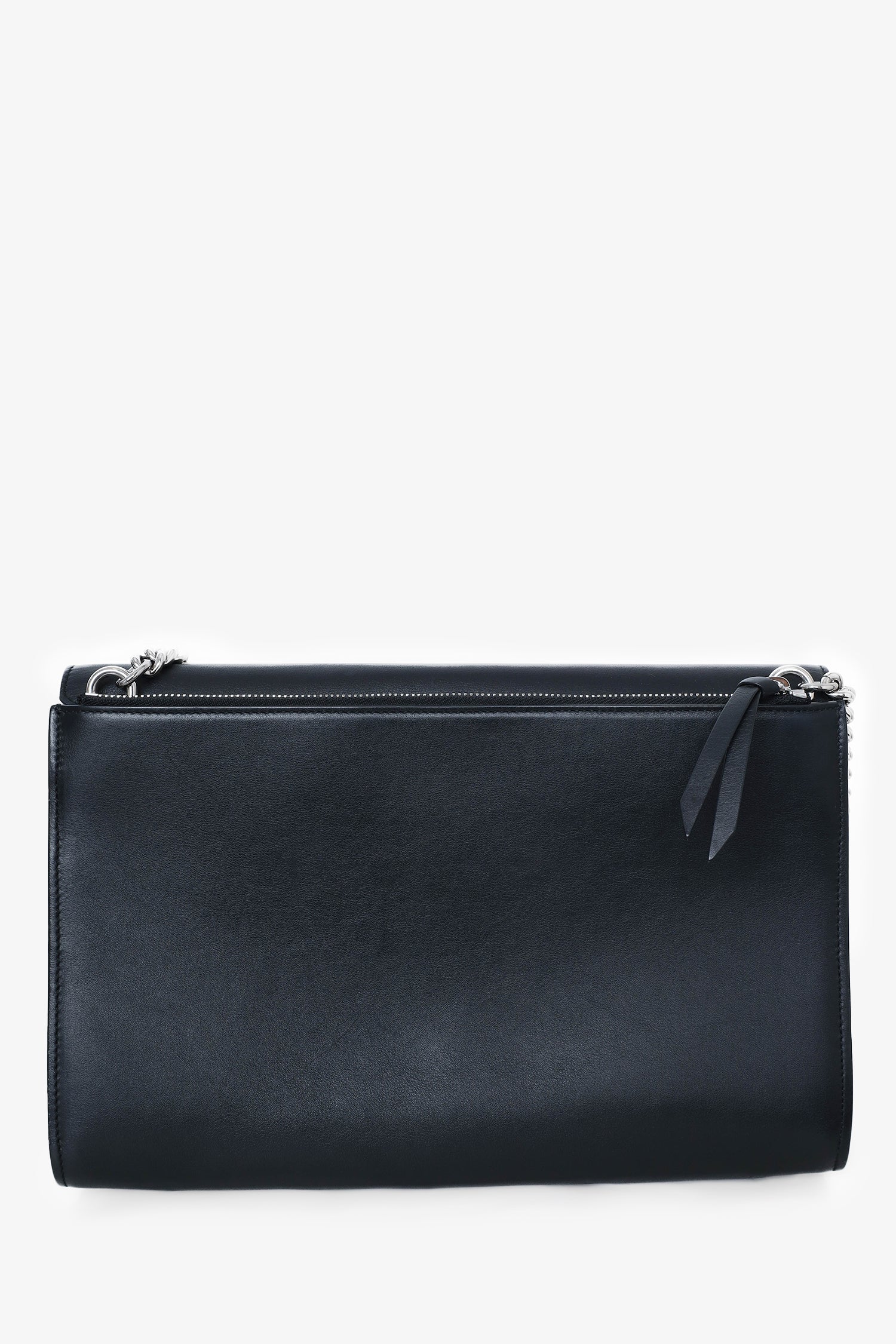 Gucci Black Calfskin Medium Dollar Interlocking G Shoulder Bag