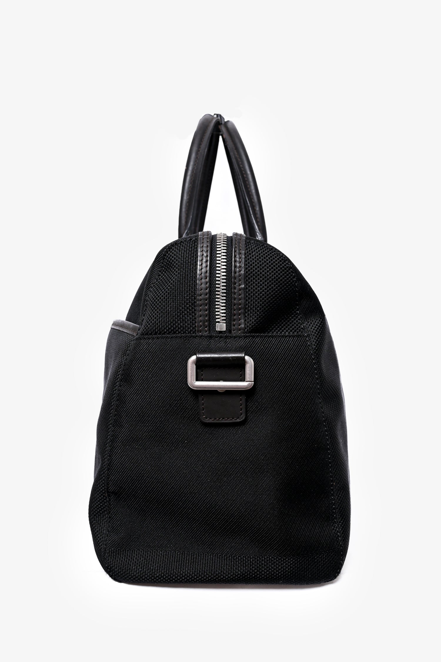 Louis Vuitton 2007 Black Canvas Logo Top Handle