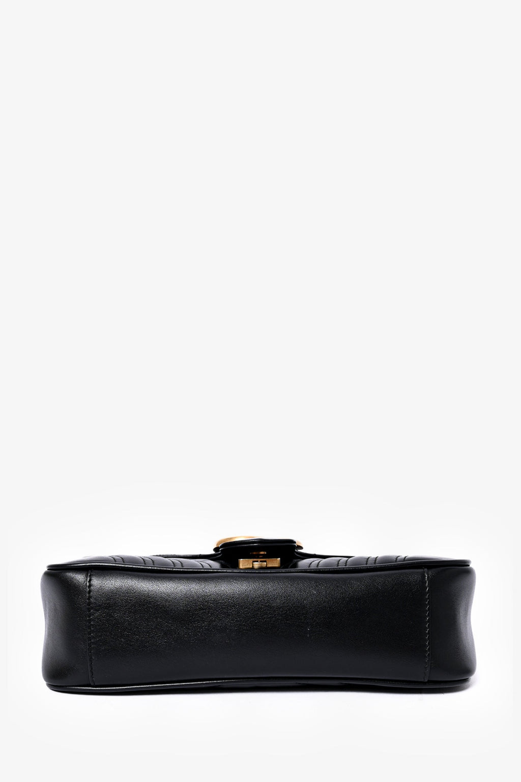 Gucci 2019 Black Leather Marmont Small Shoulder Bag