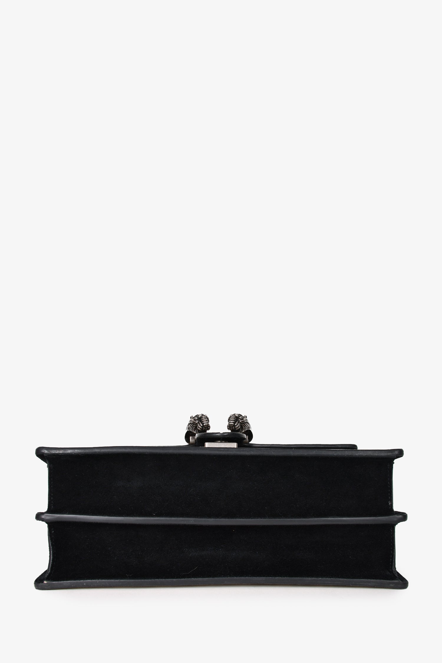 Gucci GG Supreme/Black Suede Small Dionysus Chain Bag