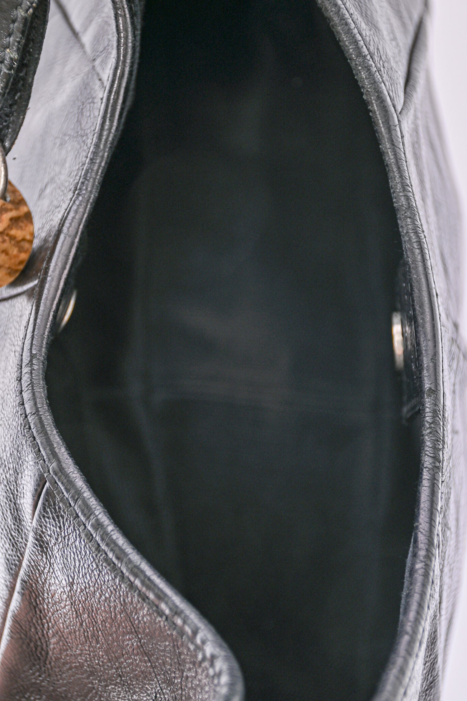Saint Laurent Black Leather 'Mombasa' Bag