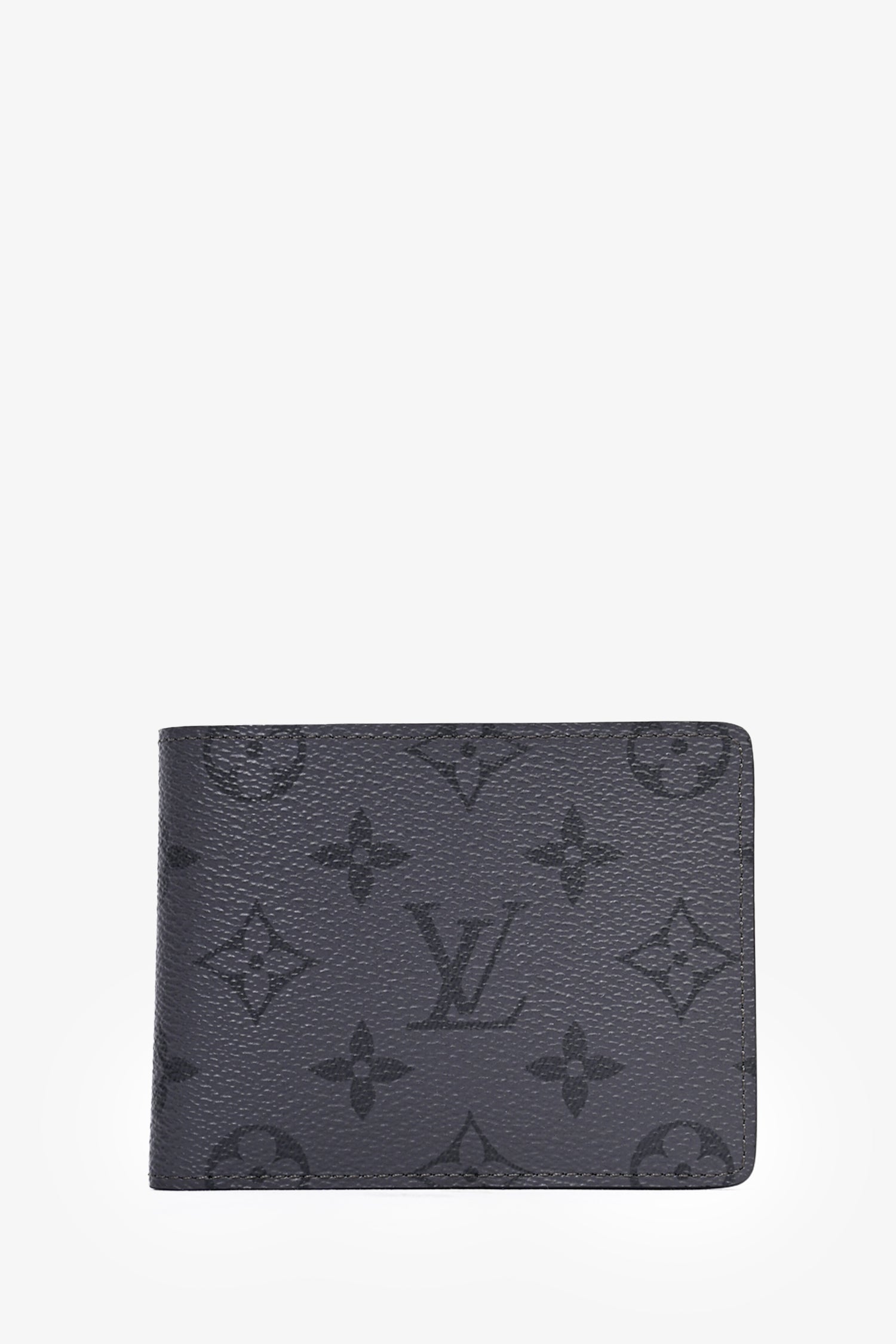 Louis Vuitton Grey Monogram Bi-Fold Wallet