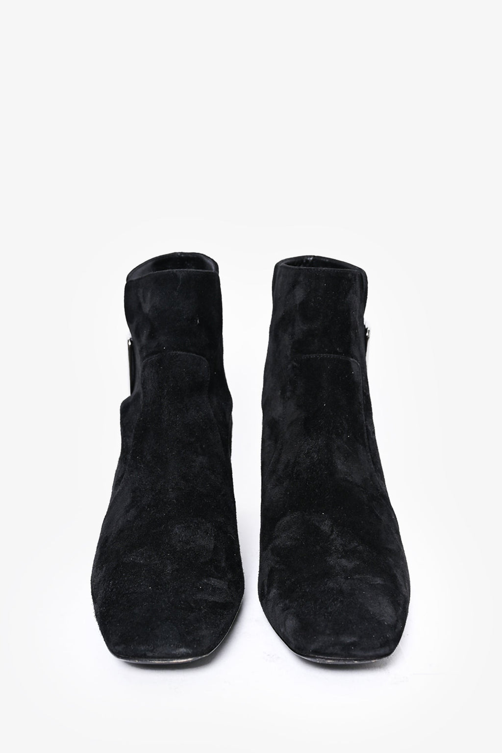 Roger Vivier Black Suede Ankle Booties Size 35.5