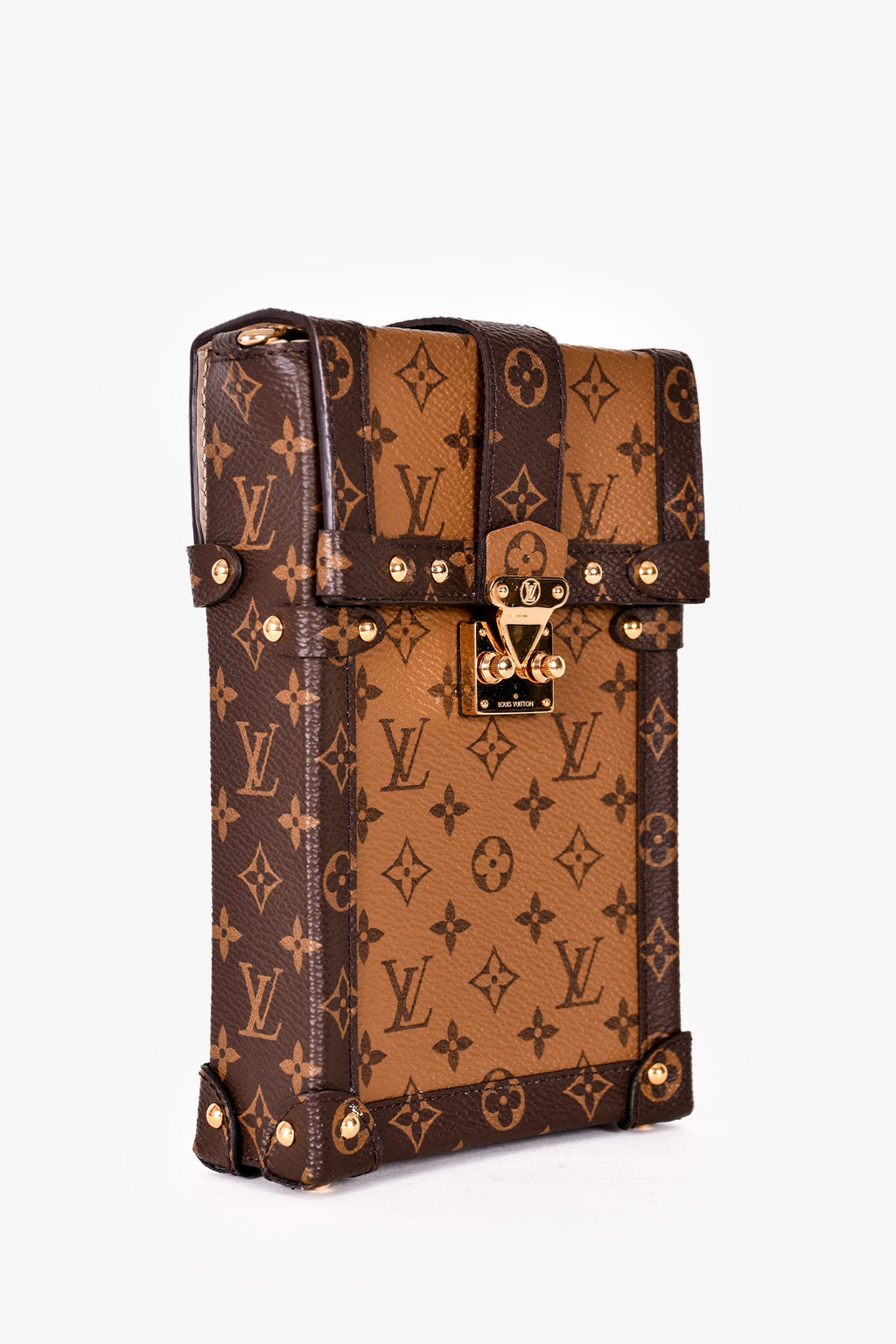 Louis Vuitton 2019 Monogram Reverse Pochette Trunk Crossbody with Strap