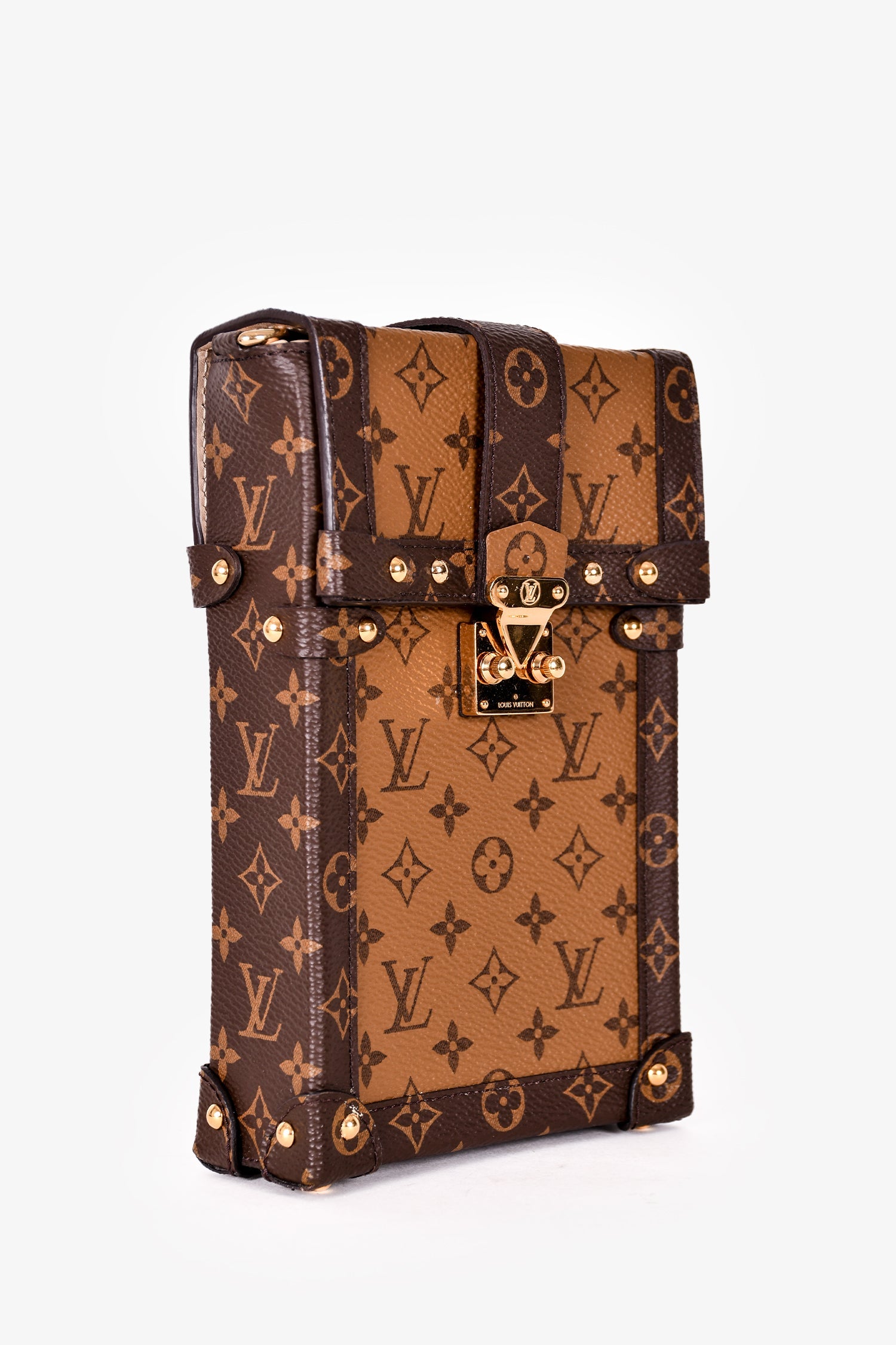 Louis Vuitton 2019 Monogram Reverse Pochette Trunk Crossbody with Strap