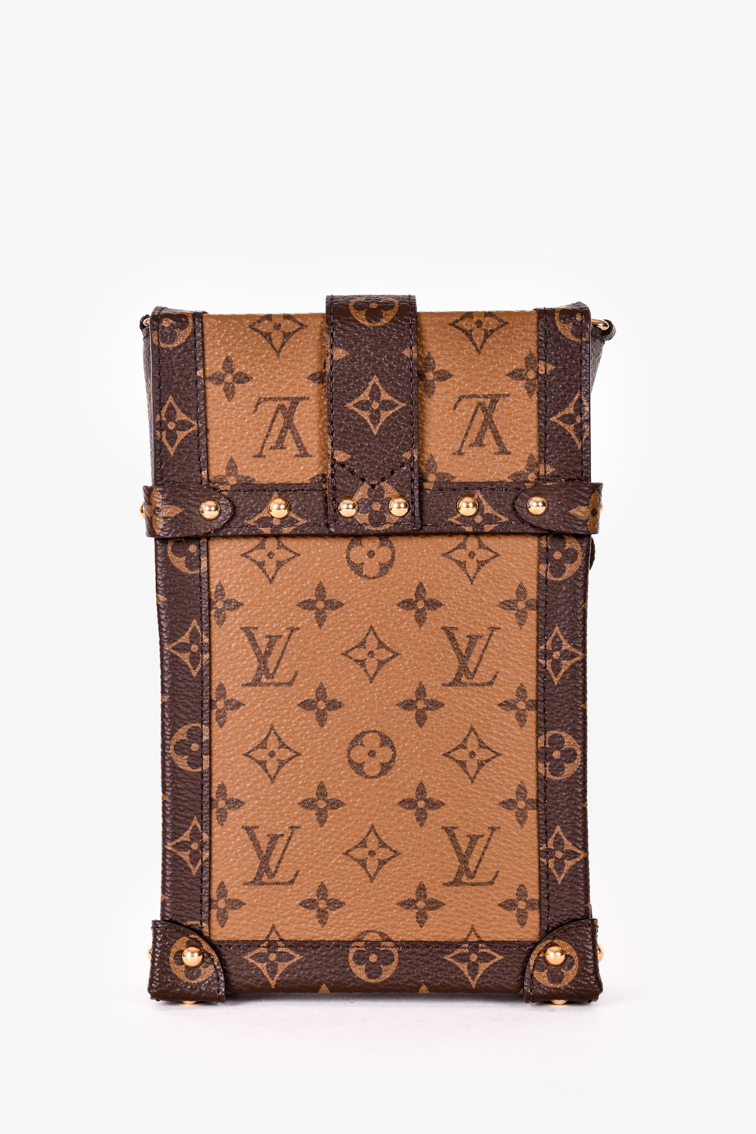 Louis Vuitton 2019 Monogram Reverse Pochette Trunk Crossbody with Strap