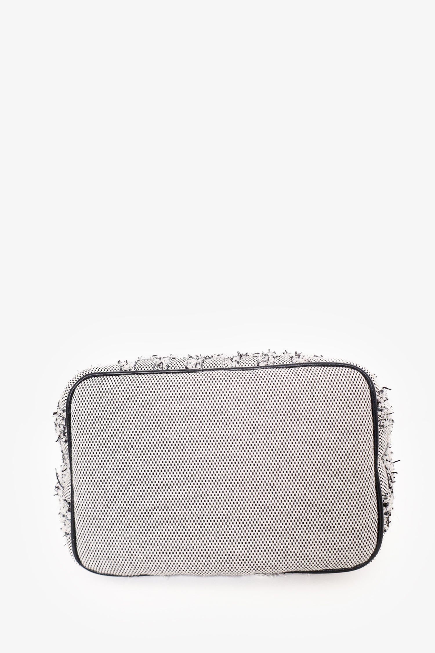 Burberry Grey/Black Canvas Small Needle Punch Lola Bucket Bag