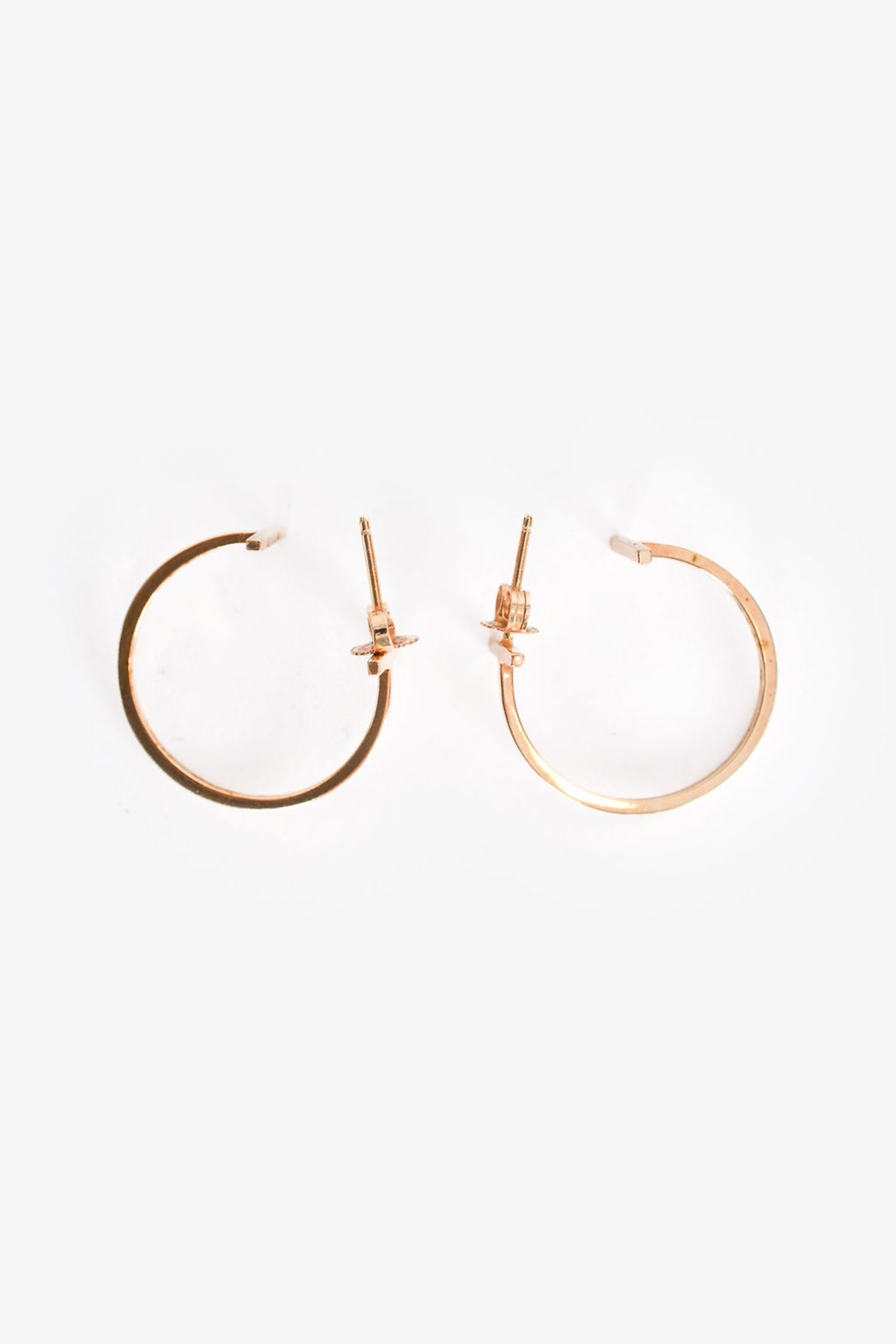 Tiffany & Co. 18K Yellow Gold 'Tiffany T' Ear Hoops