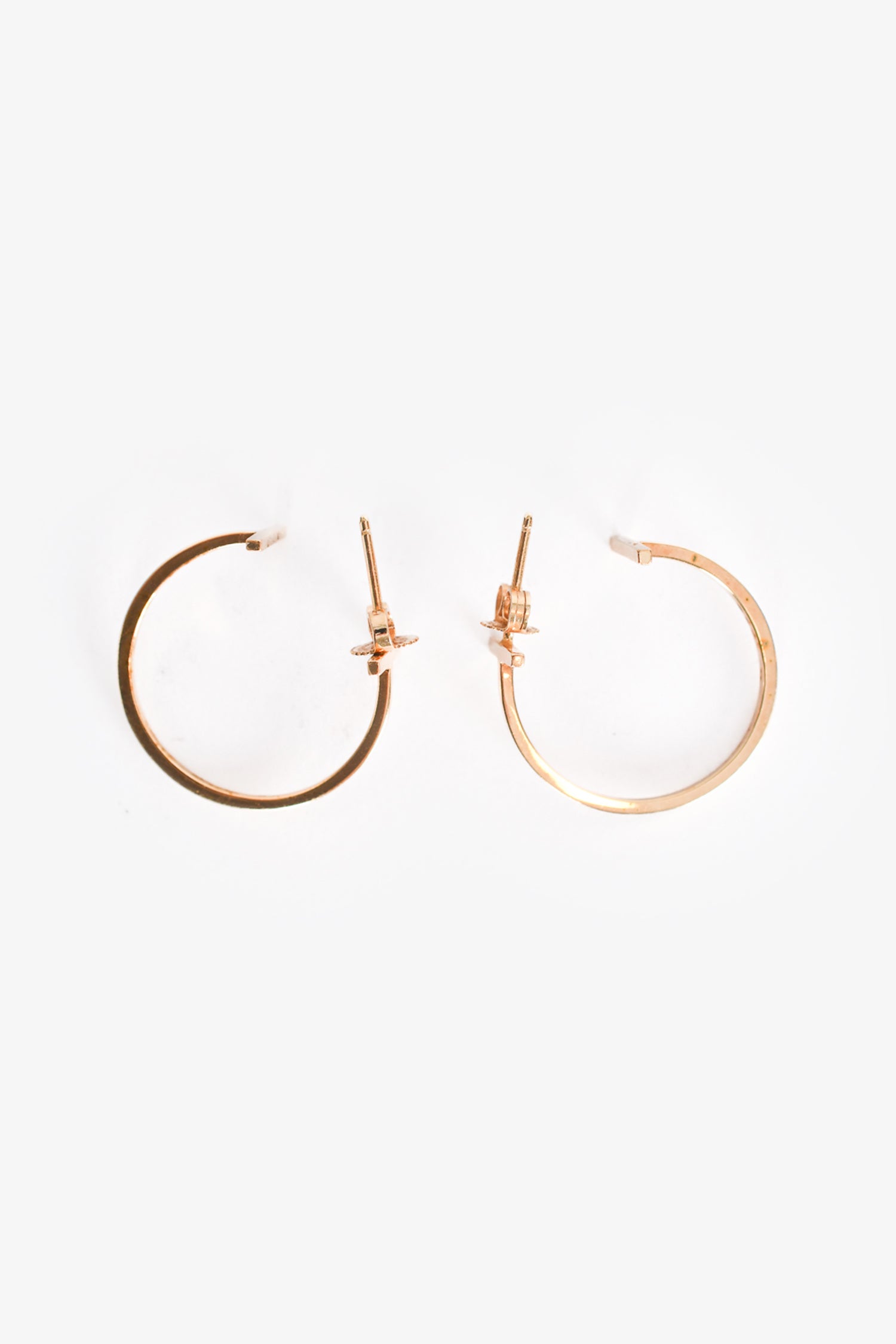 Tiffany & Co. 18K Yellow Gold 'Tiffany T' Ear Hoops