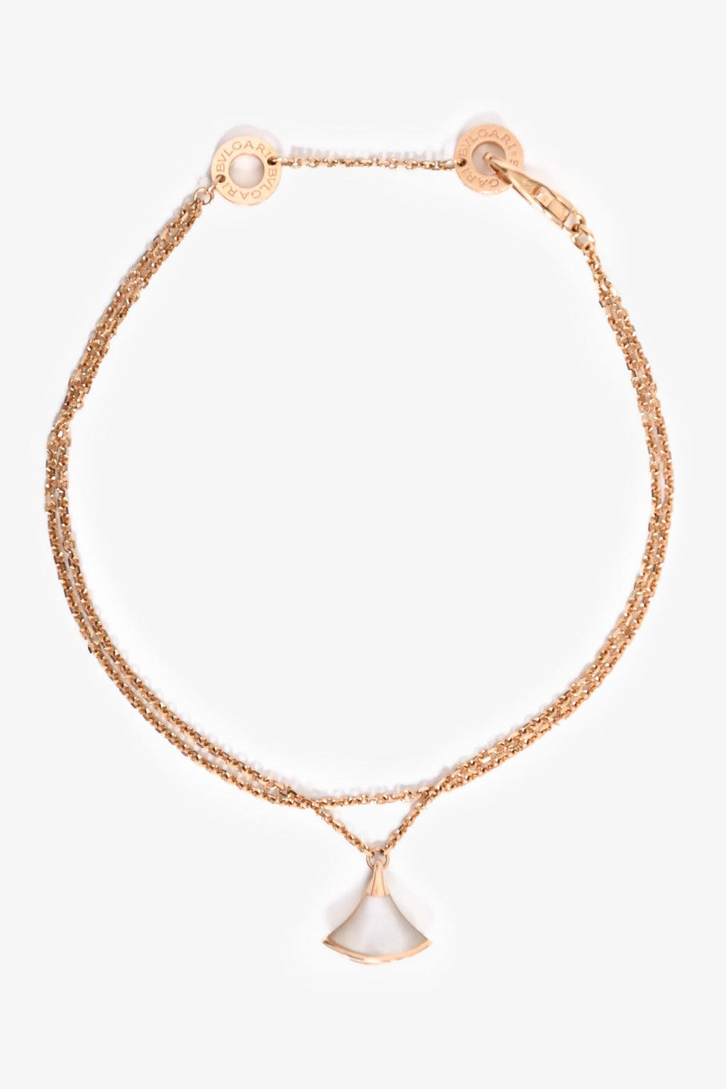 Bvlgari 18K Rose Gold Mother Of Pearl 'Diva's Dream' Bracelet