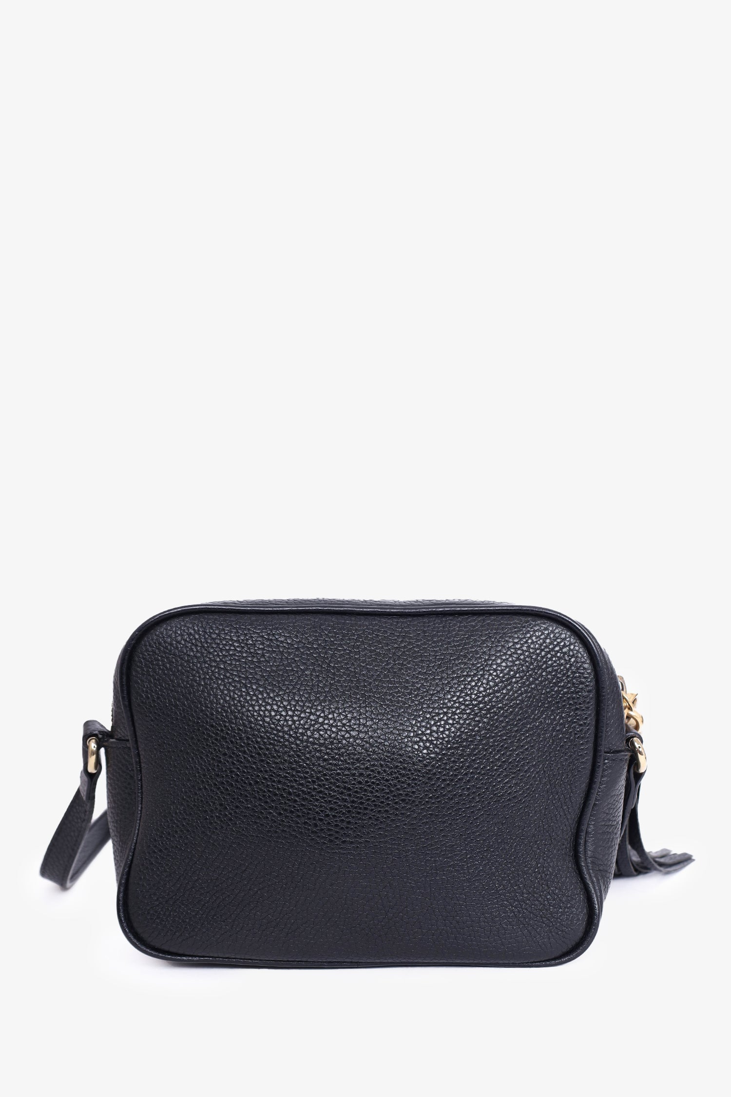 Gucci Black Leather Soho Disco Crossbody Bag