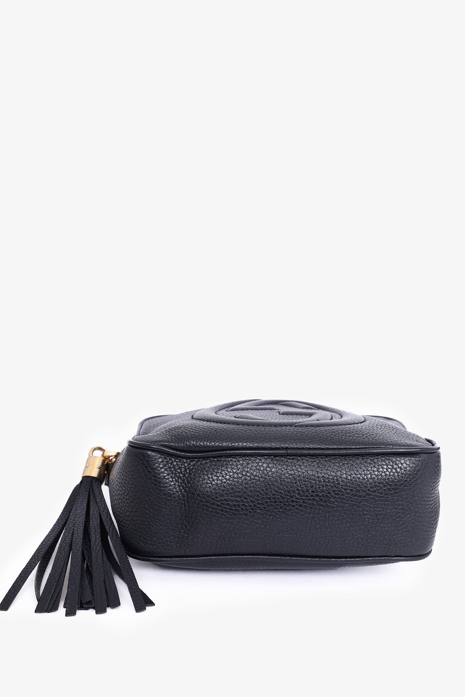Gucci Black Leather Soho Disco Crossbody Bag