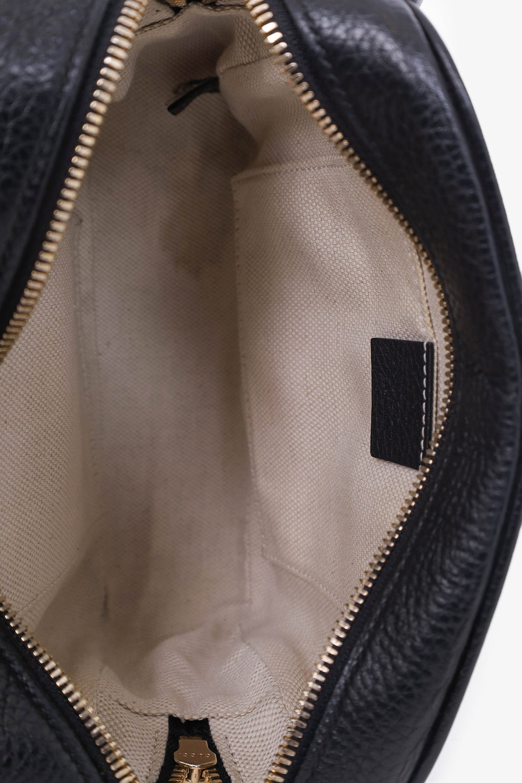 Gucci Black Leather Soho Disco Crossbody Bag