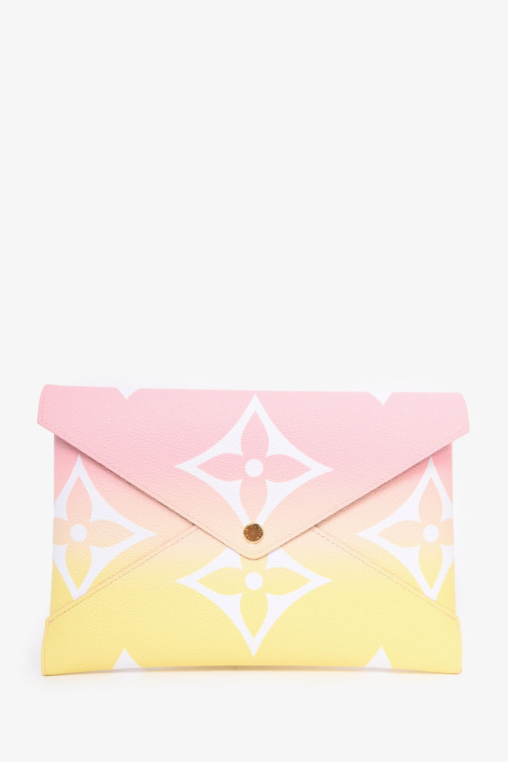 Louis Vuitton 2021 Pink/Yellow Monogram 'By the Pool' Kirigami GM Pouch