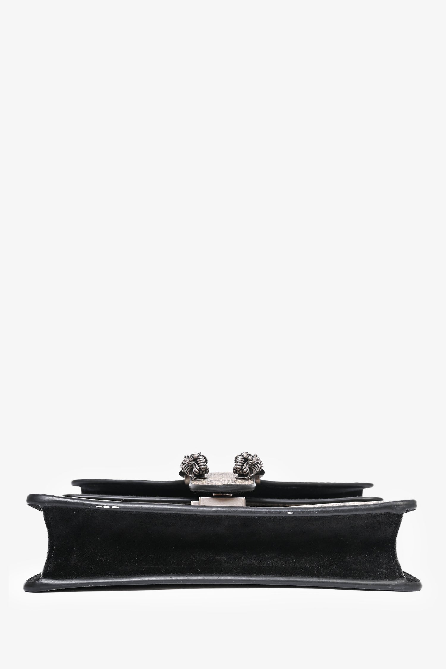 Gucci GG Supreme/Black Suede Mini 'Dionysus' Bag