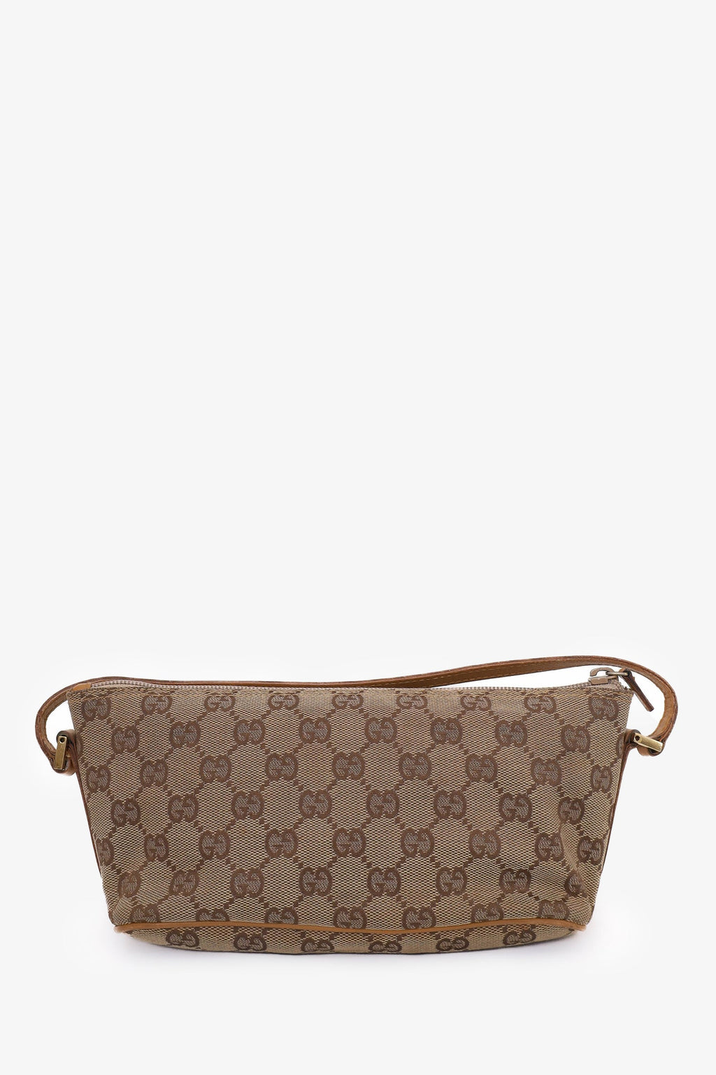 Gucci Beige GG Canvas Boat Pochette