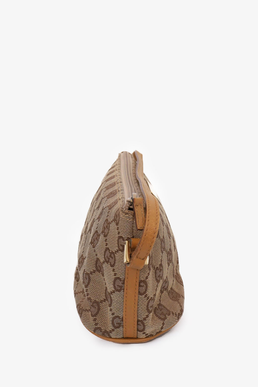 Gucci Beige GG Canvas Boat Pochette