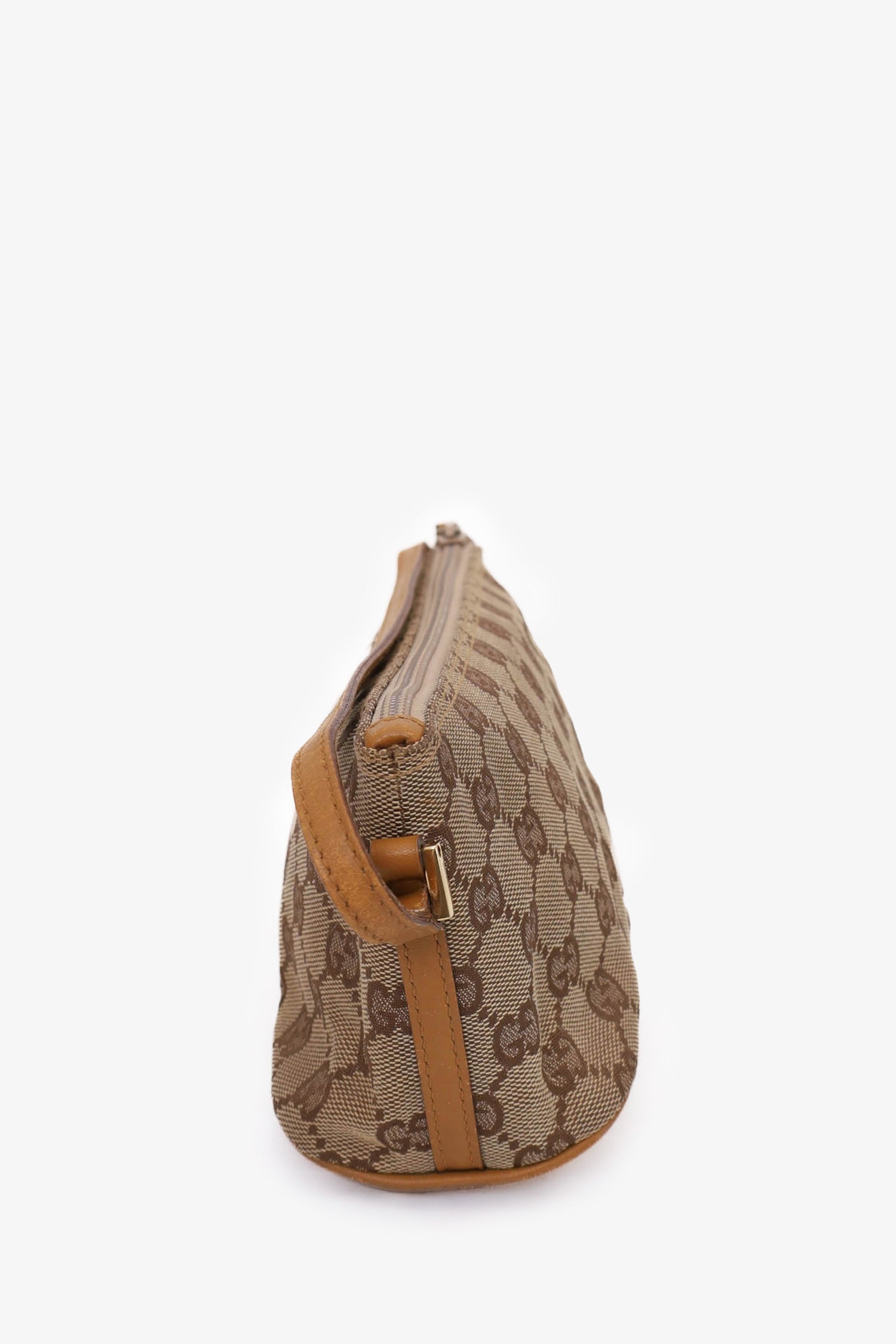 Gucci Beige GG Canvas Boat Pochette