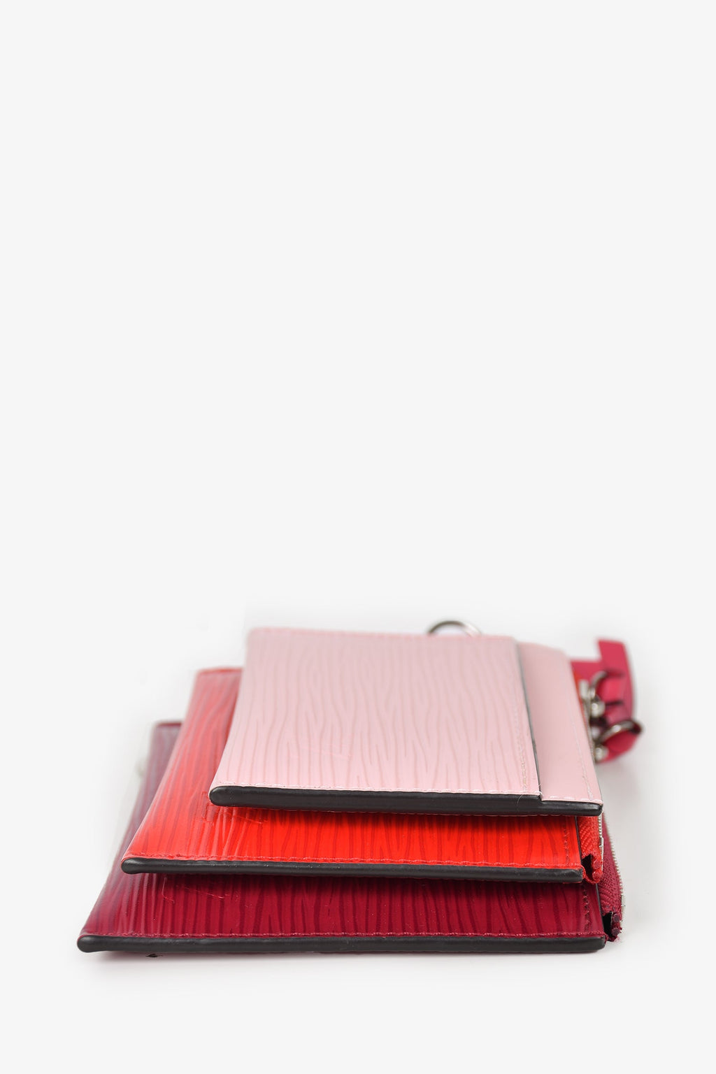 Louis Vuitton Red/Pink Epi Leather Trio Coin Pouch